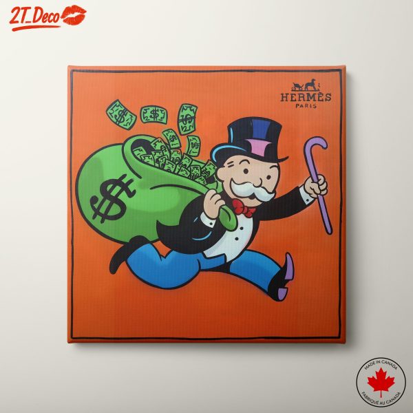 Monopoly-Inspired Millionaire Wall Art