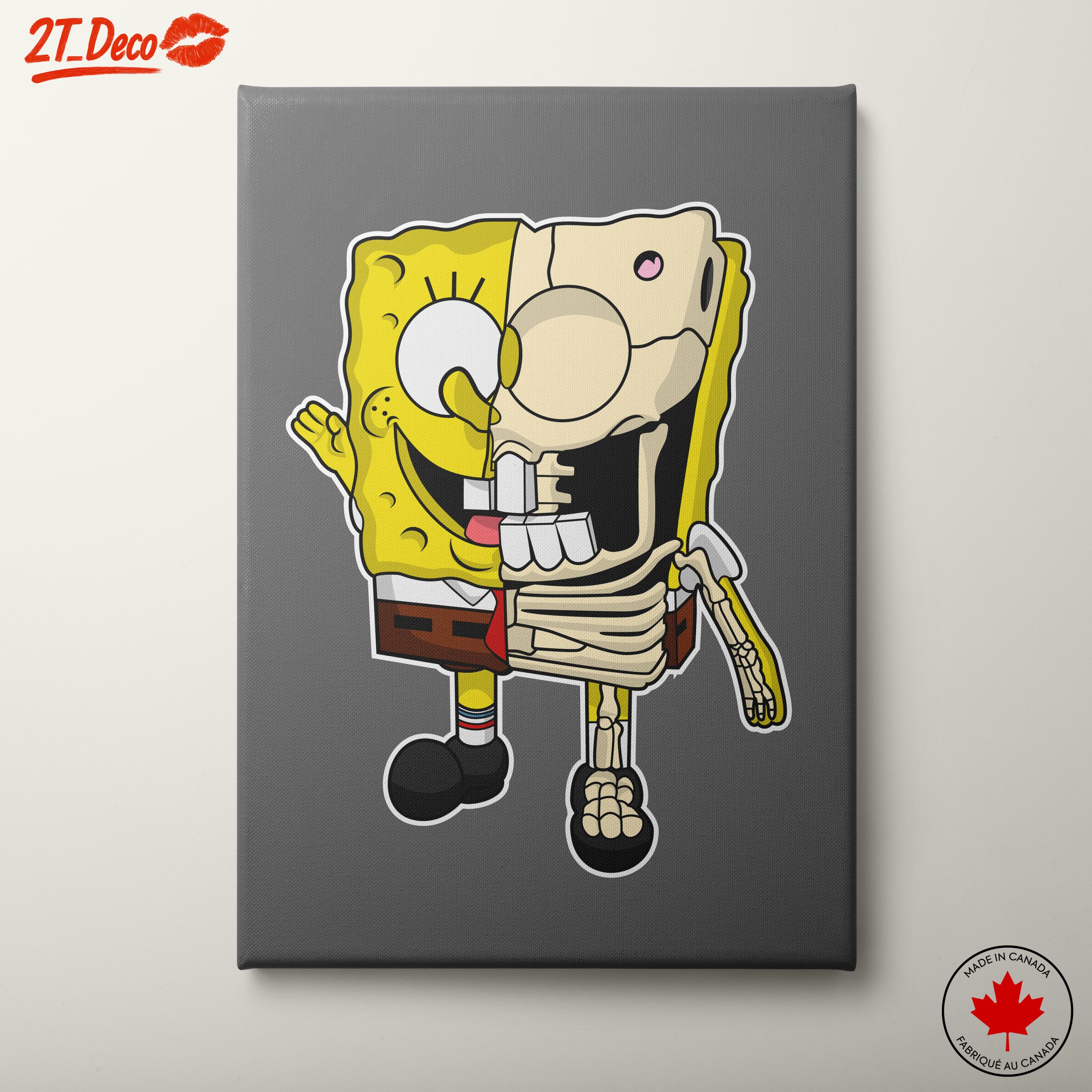 SpongeBob Zombie Character Illustration