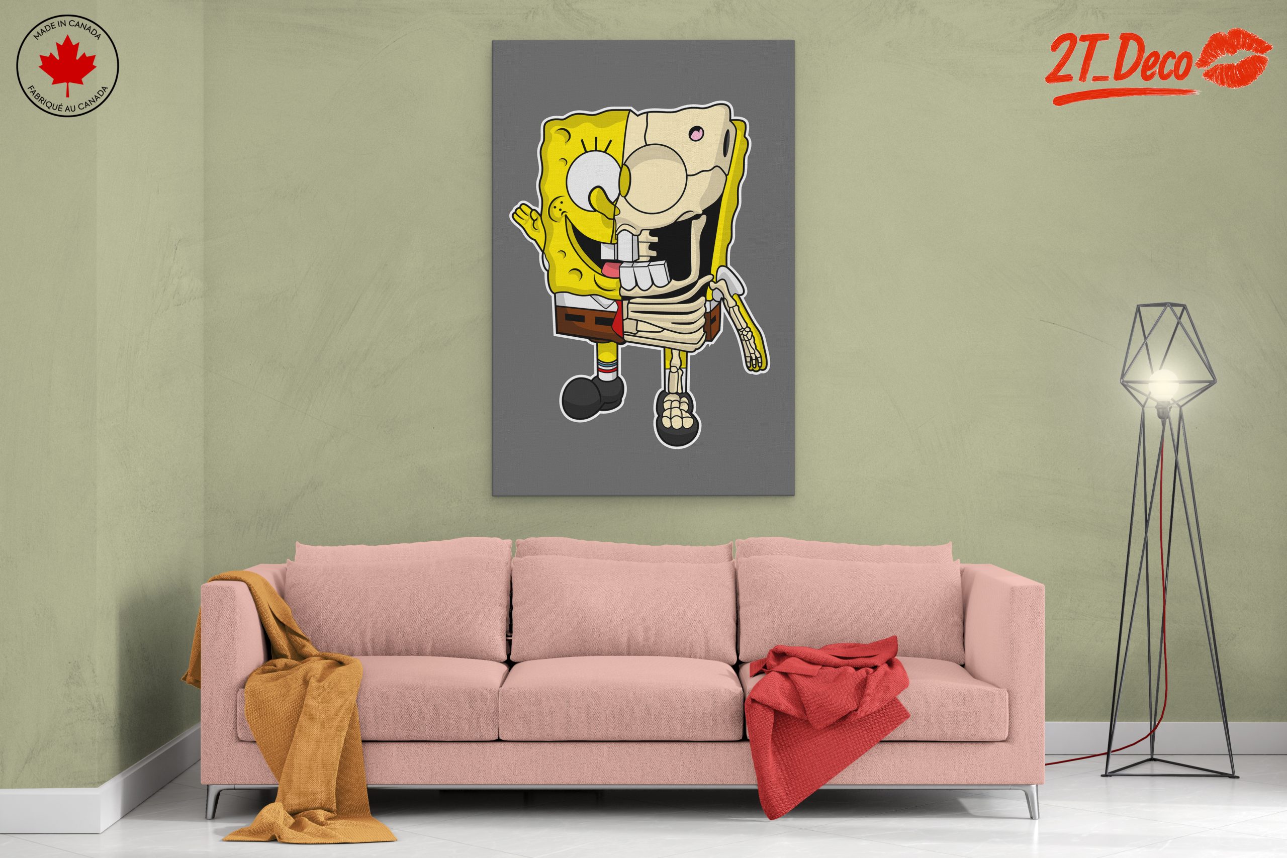 SpongeBob Zombie Character Illustration - Image 2