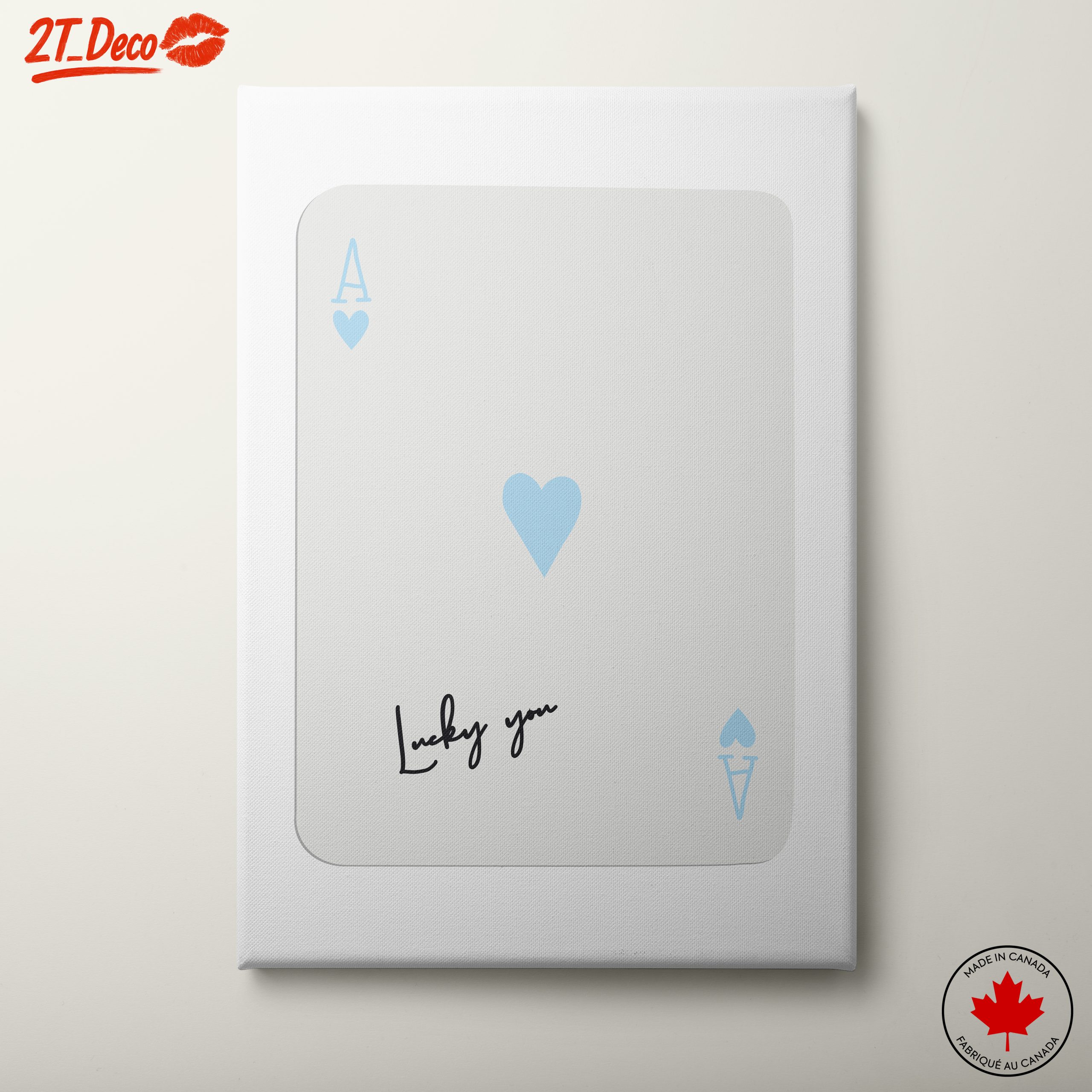 Ace of Hearts Lucky You Wall Art