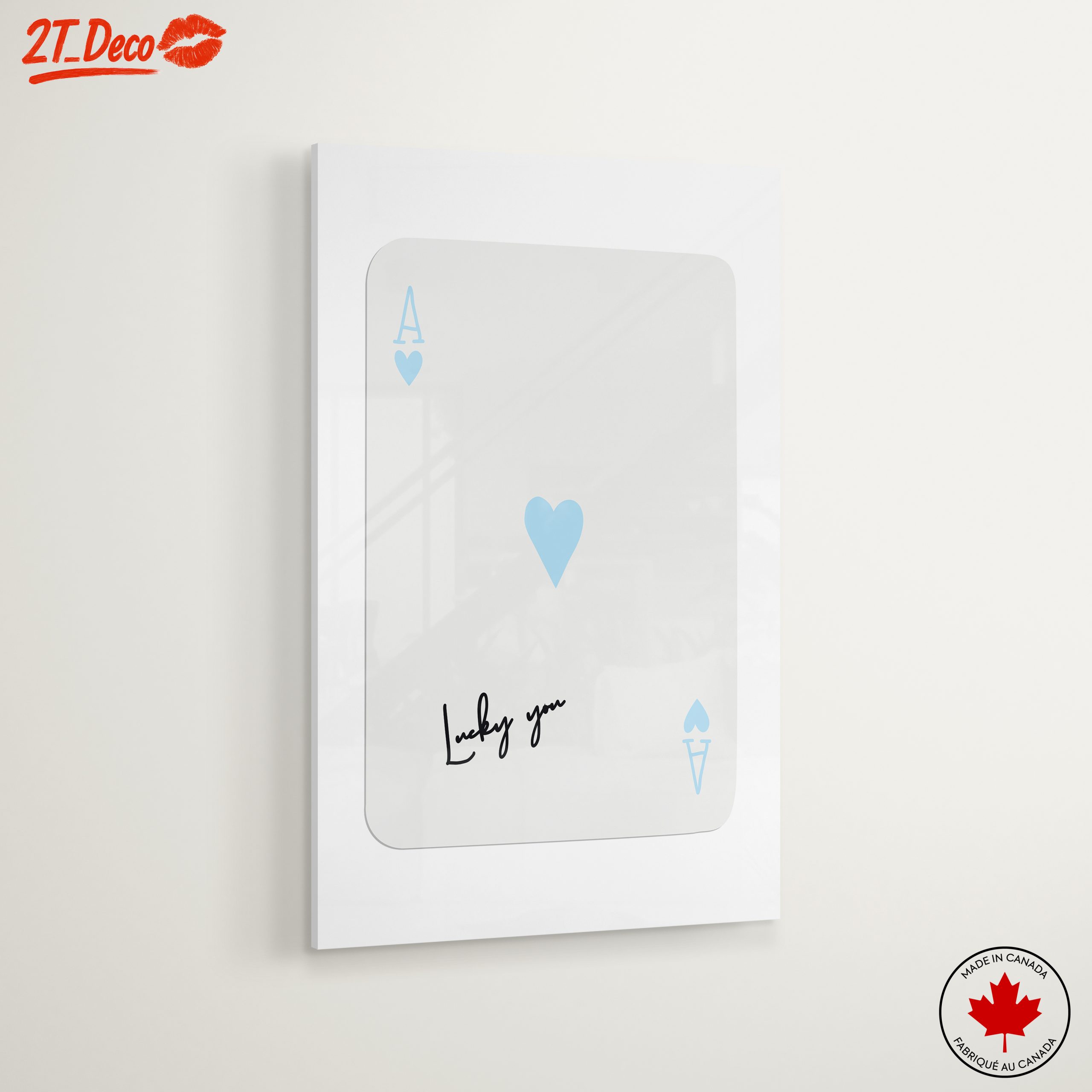 Ace of Hearts Lucky You Wall Art - Image 6