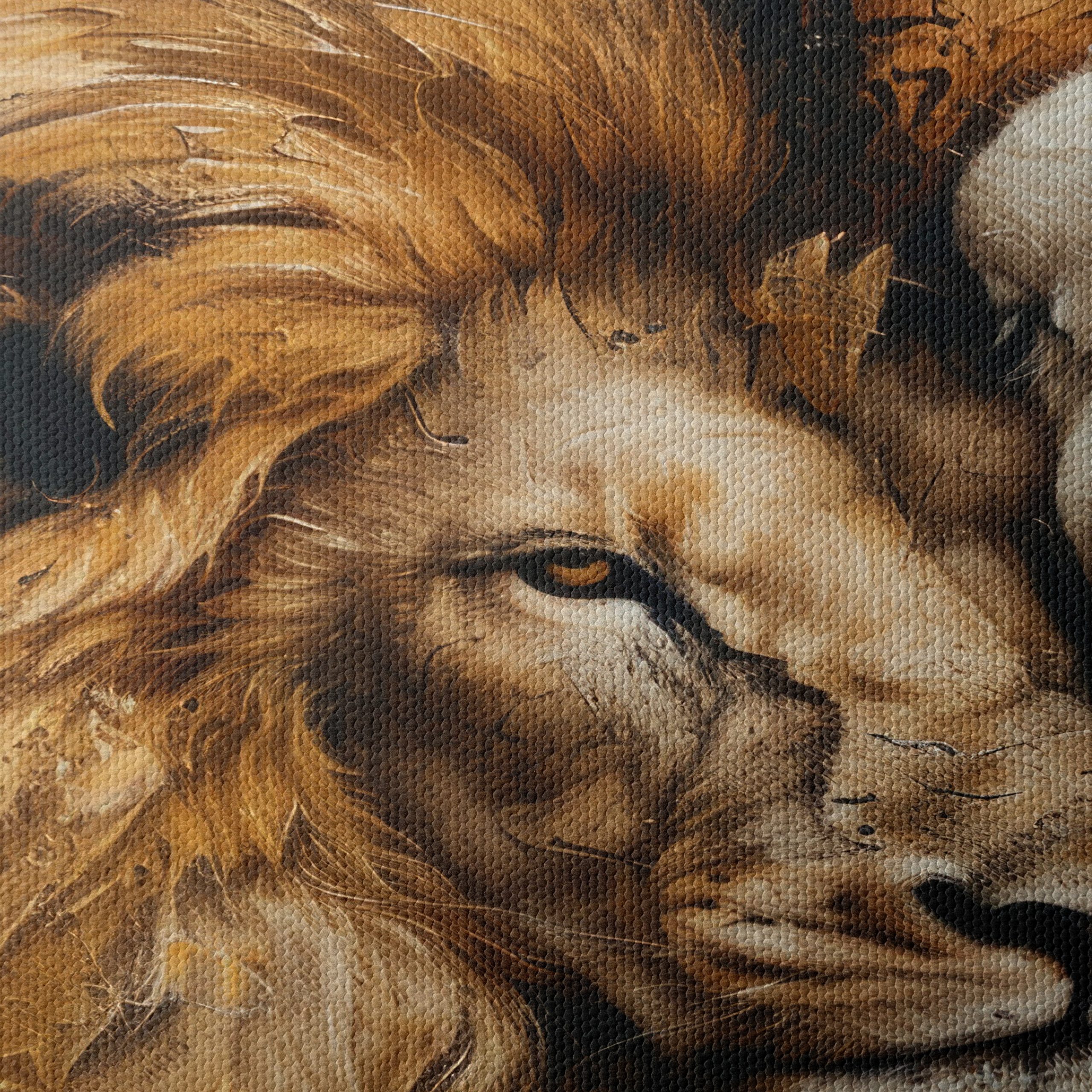 Lion and Sheep Embrace Art - Image 4