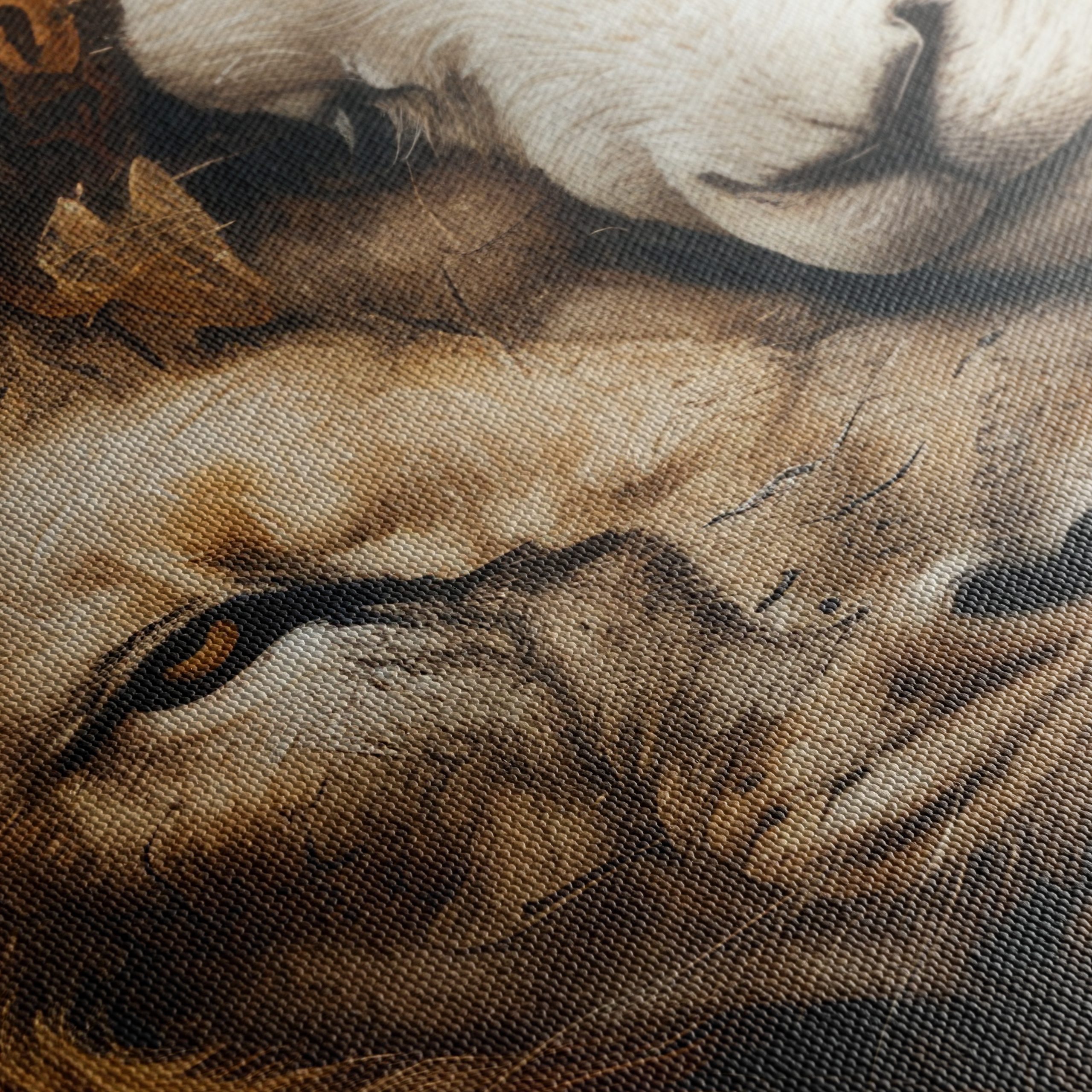Lion and Sheep Embrace Art - Image 5