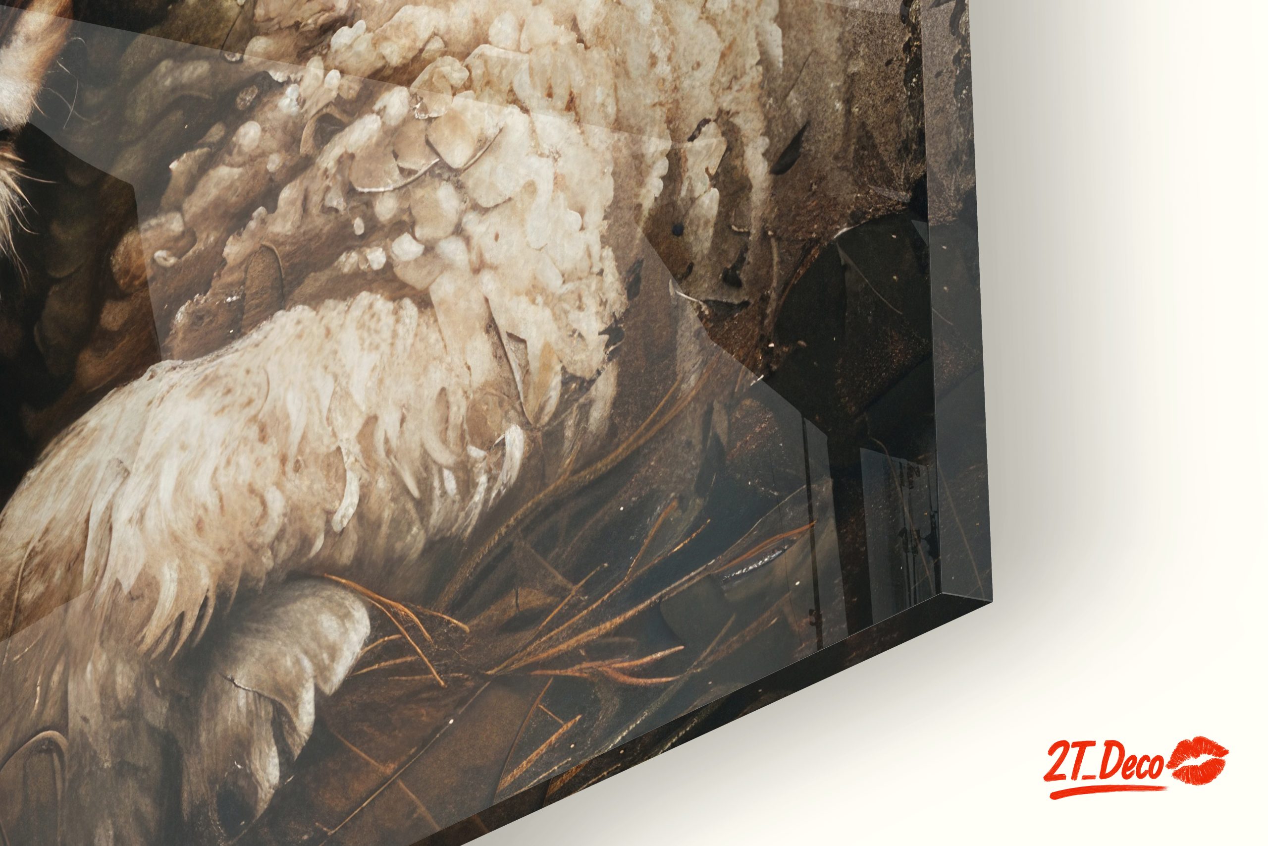 Lion and Sheep Embrace Art - Image 9