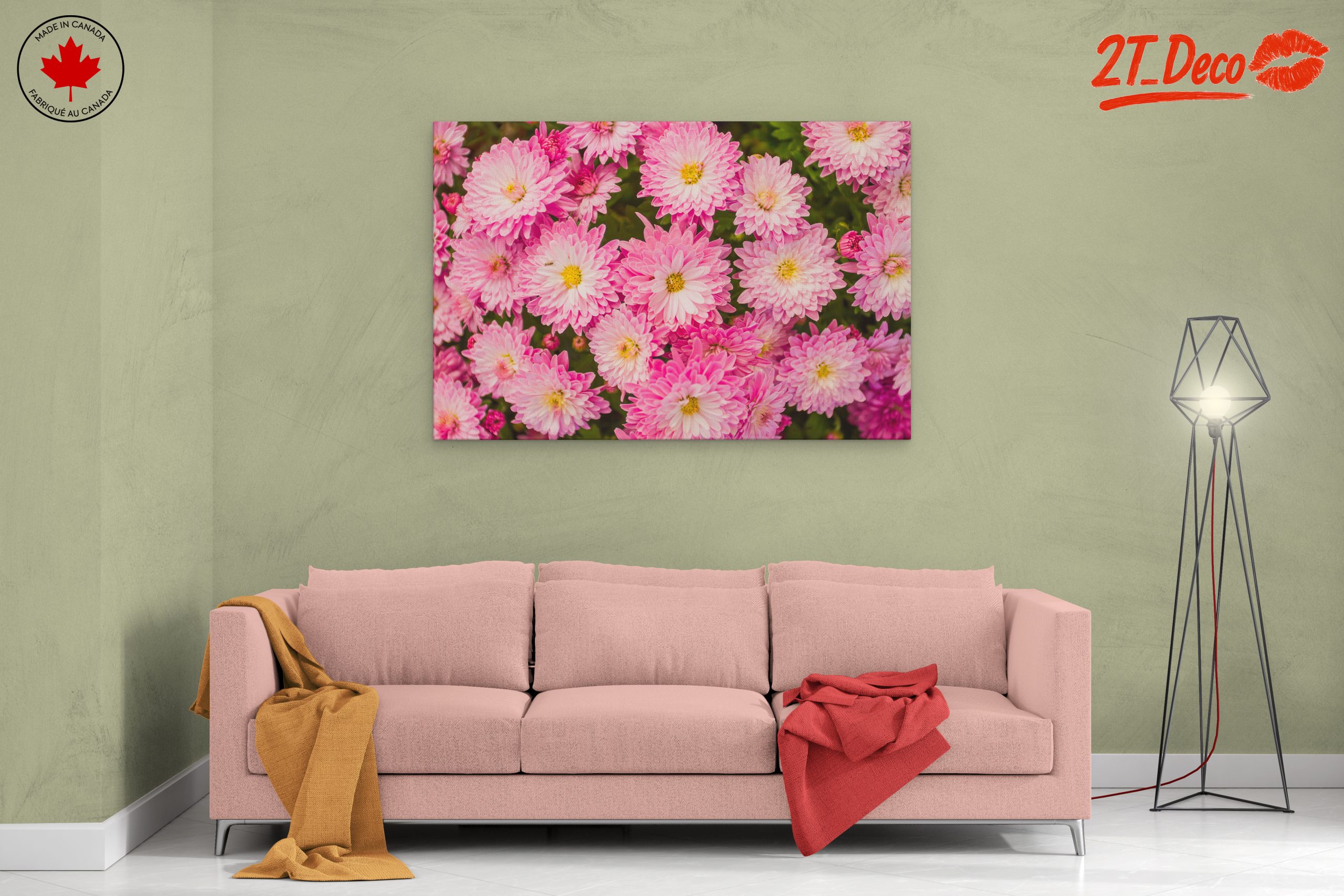 Vibrant Pink Flower Arrangement - Image 2
