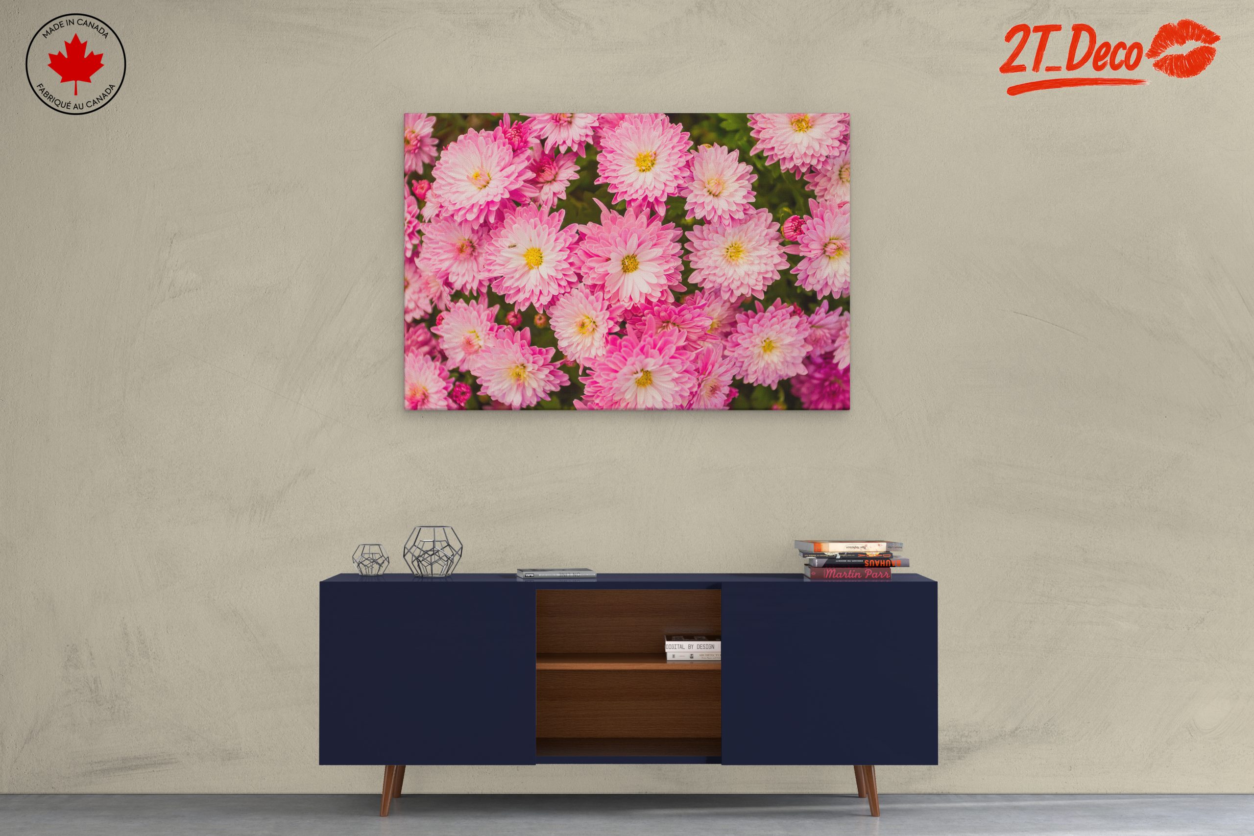 Vibrant Pink Flower Arrangement - Image 3