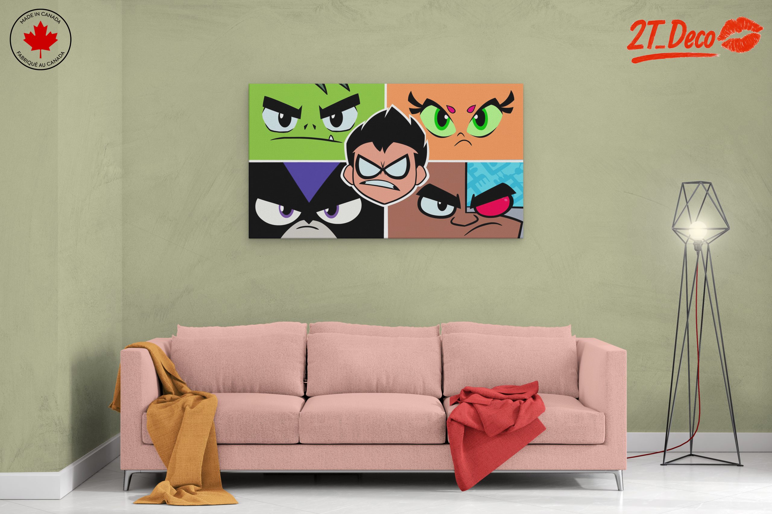 Teen Titans Character Art Featuring Iconic Heroes - Image 2