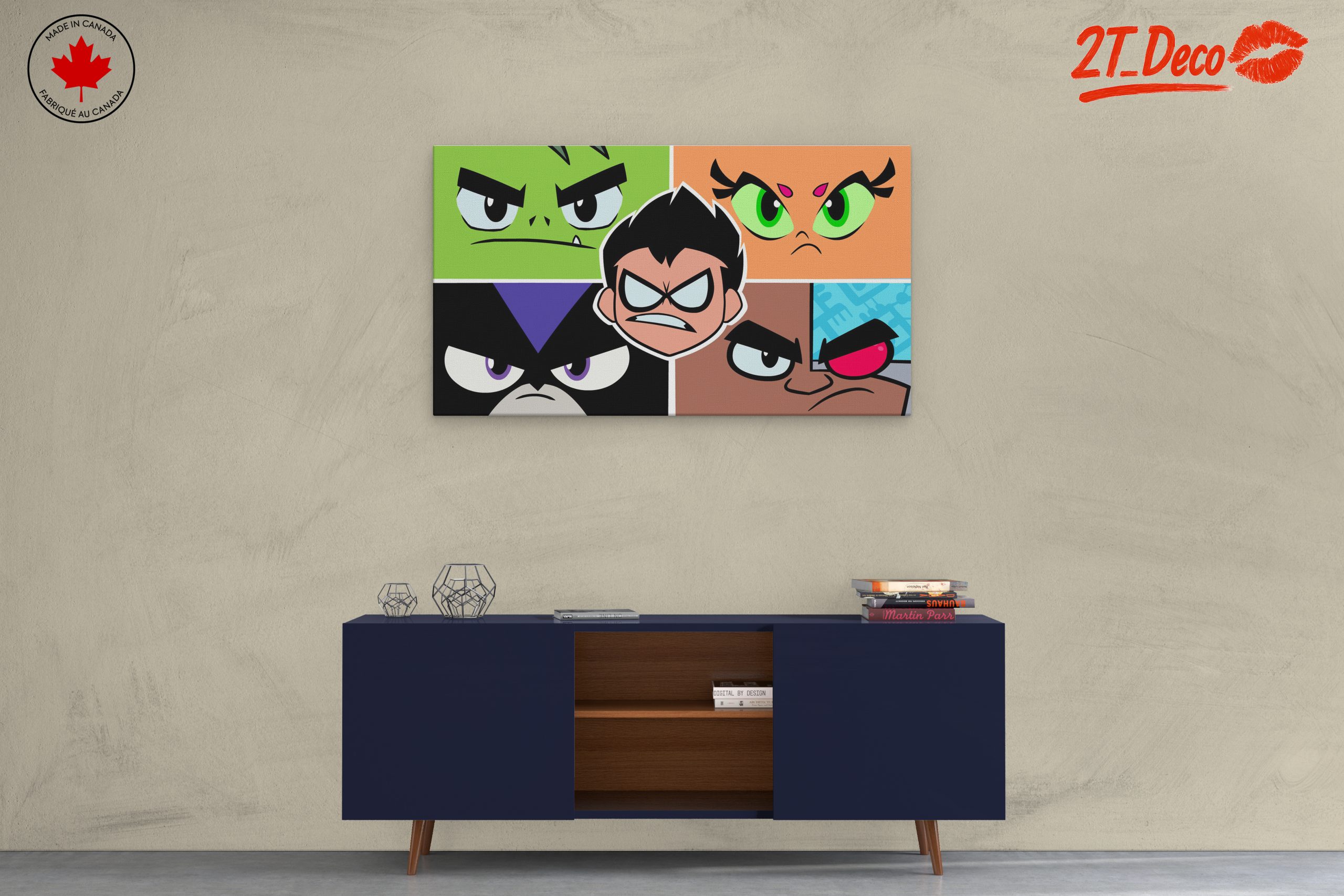 Teen Titans Character Art Featuring Iconic Heroes - Image 3