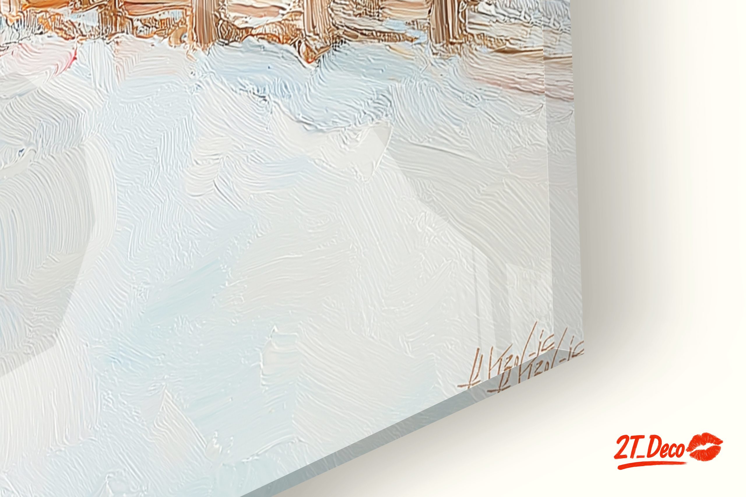 Scenic Winter Ski Resort Landscape - Image 9