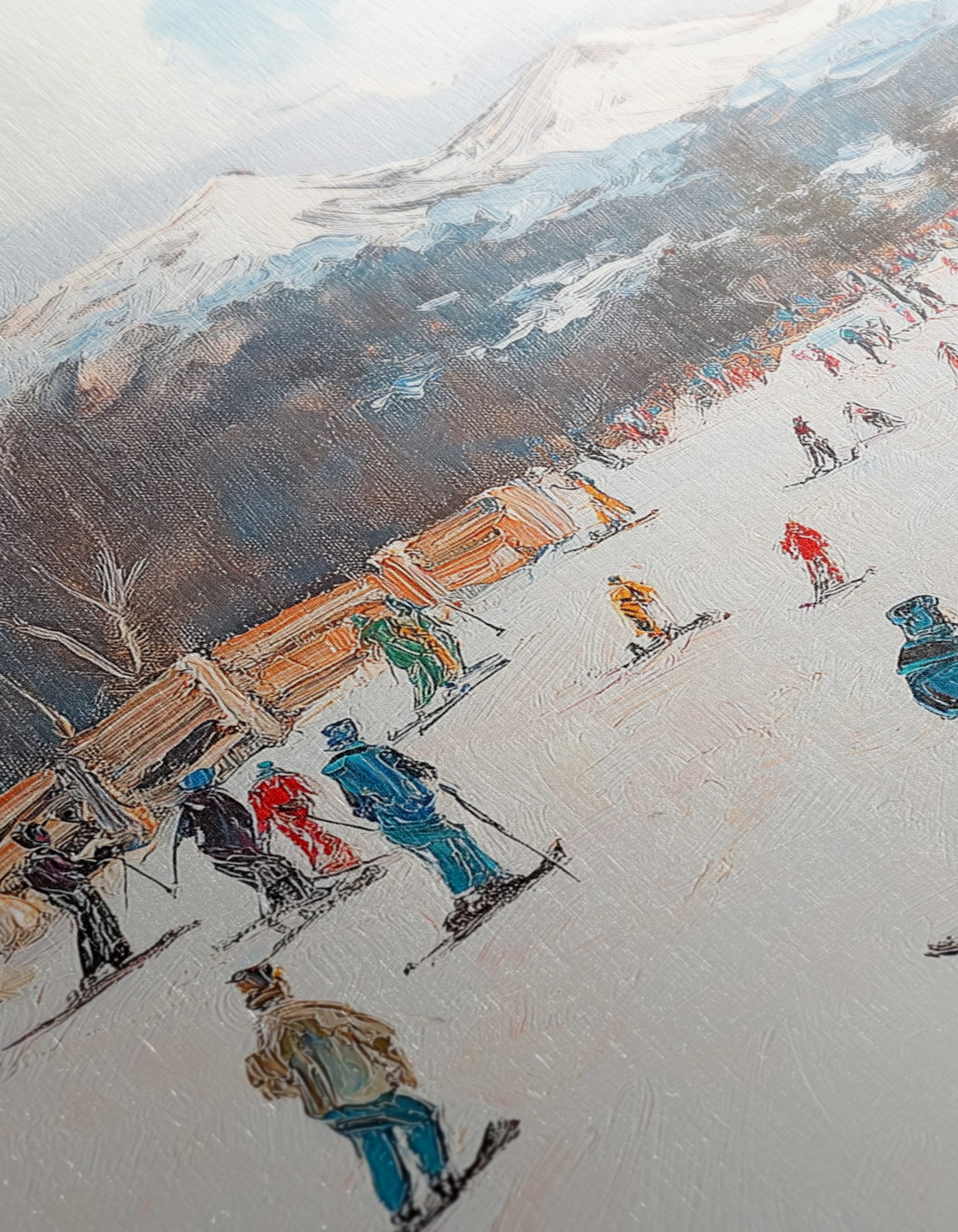 Scenic Winter Ski Resort Landscape - Image 12