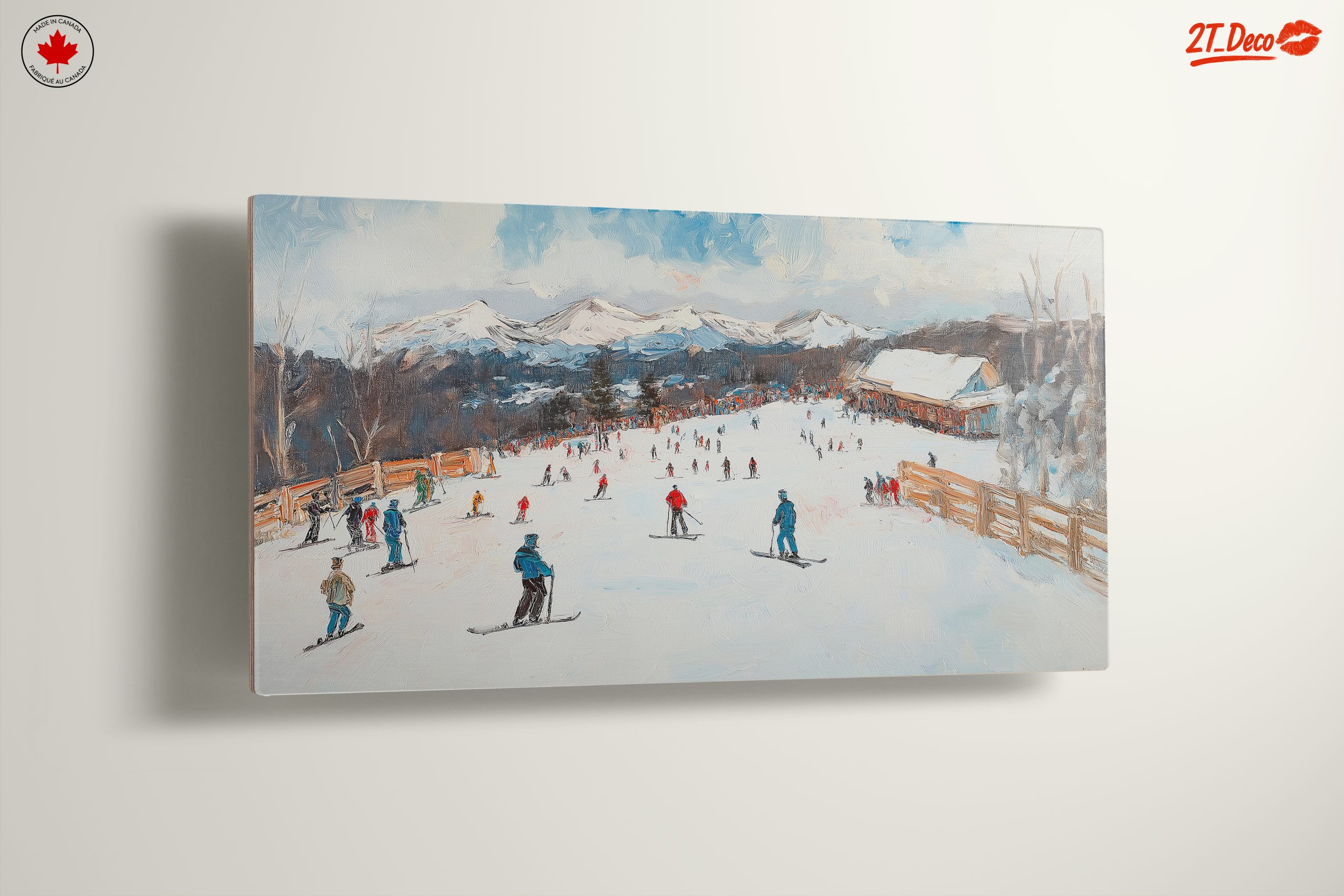 Scenic Winter Ski Resort Landscape - Image 13