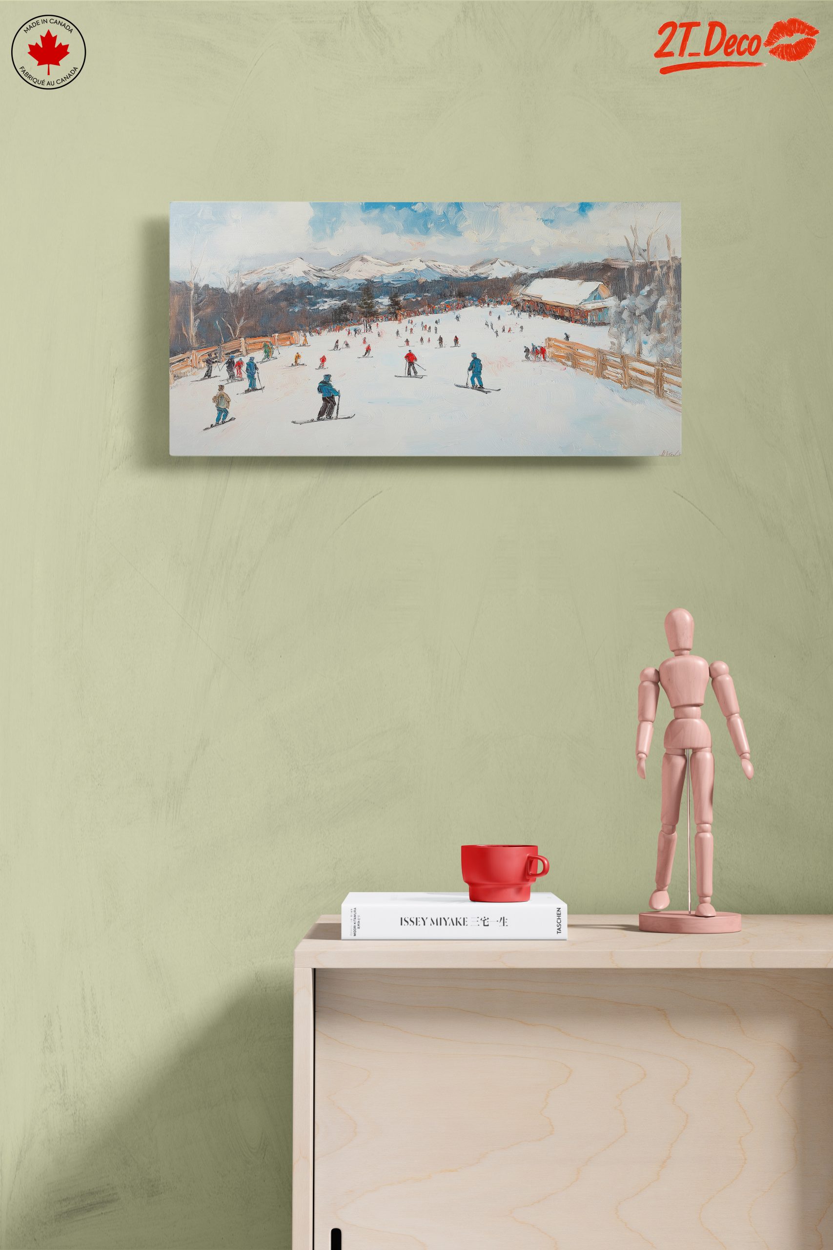 Scenic Winter Ski Resort Landscape - Image 14