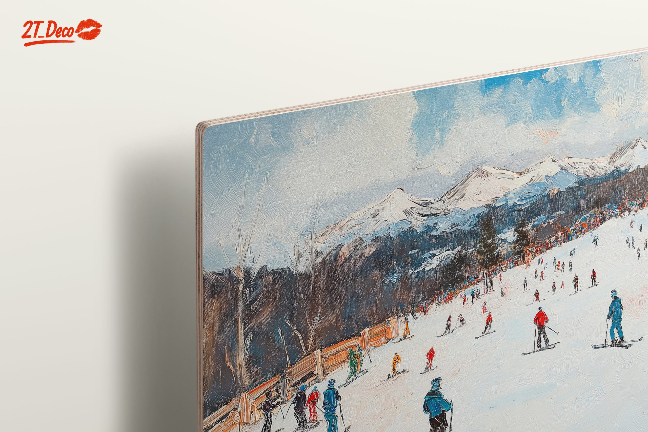 Scenic Winter Ski Resort Landscape - Image 15