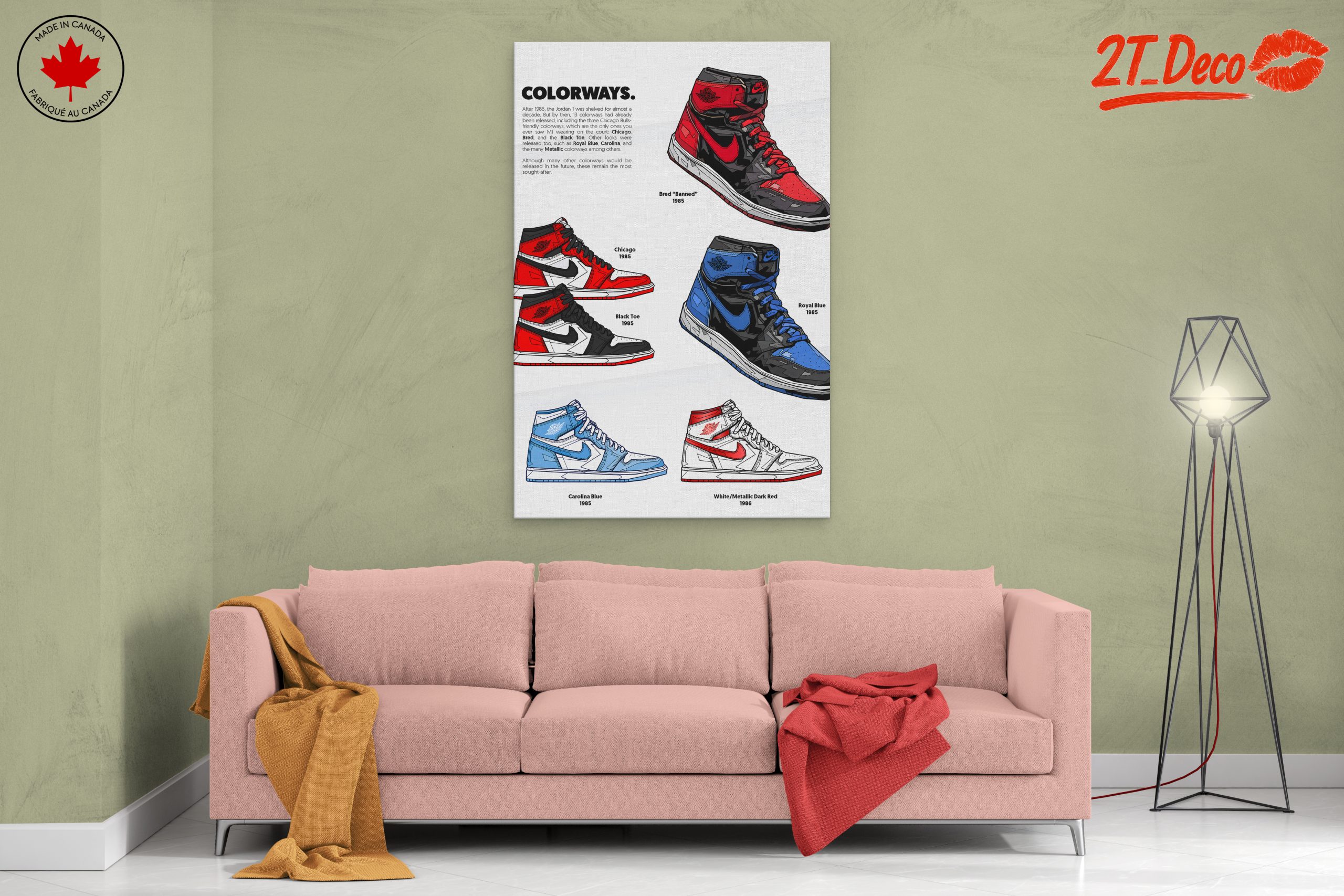 Iconic Sneaker Designs in Sports Silhouette - Image 2