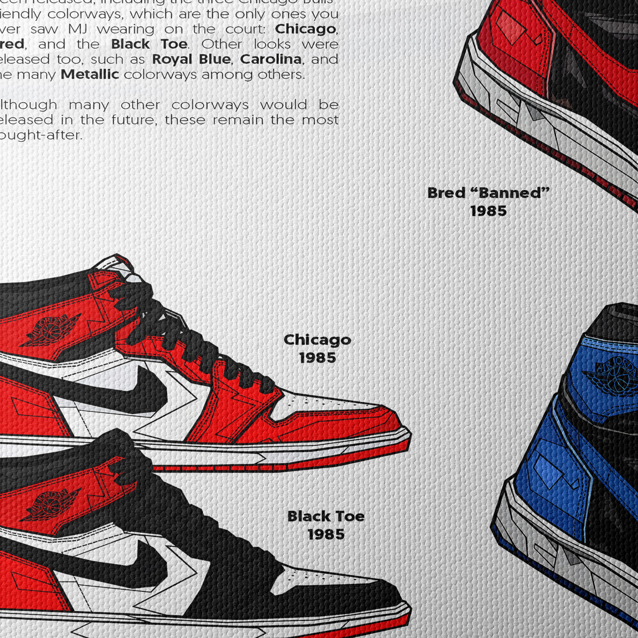 Iconic Sneaker Designs in Sports Silhouette - Image 4