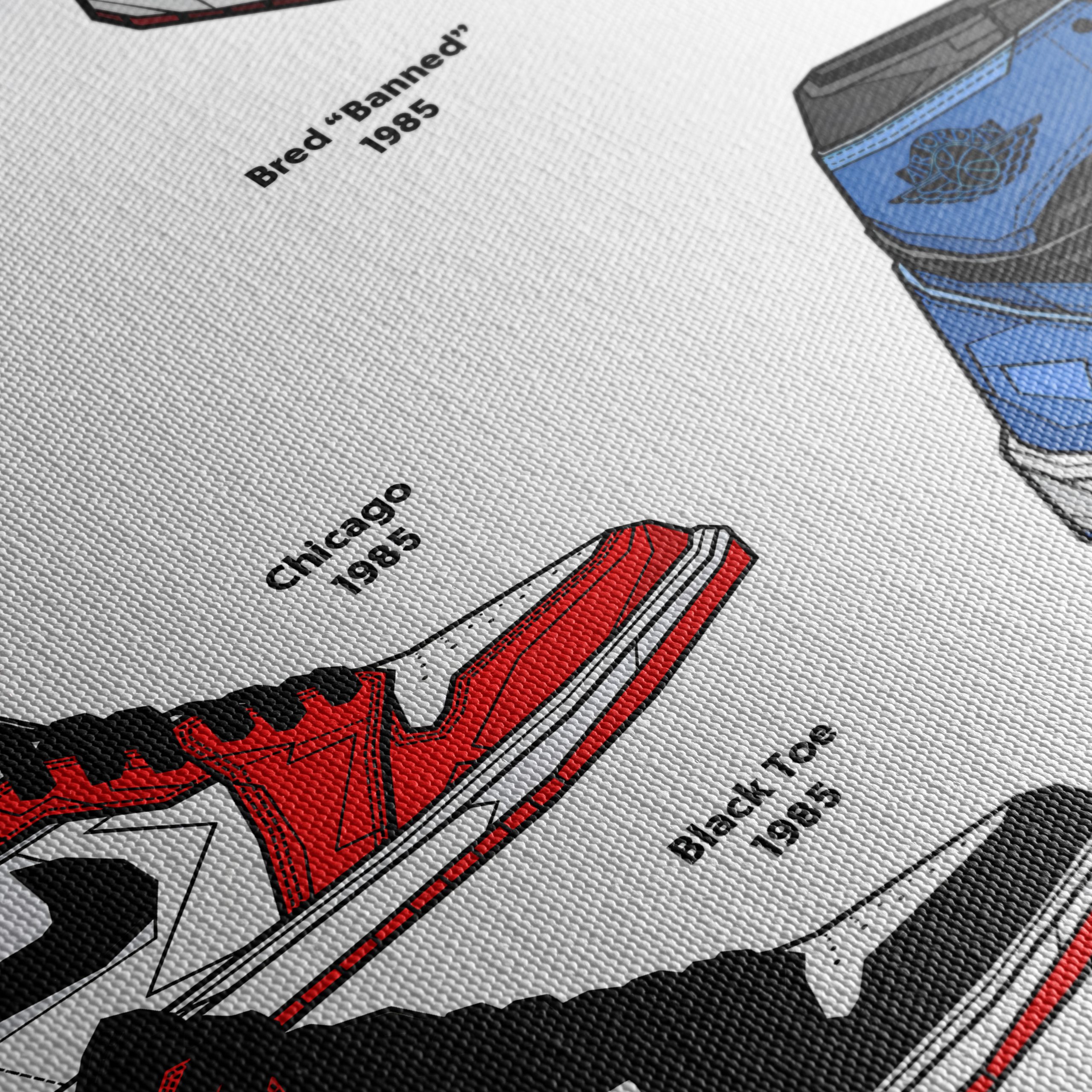 Iconic Sneaker Designs in Sports Silhouette - Image 5