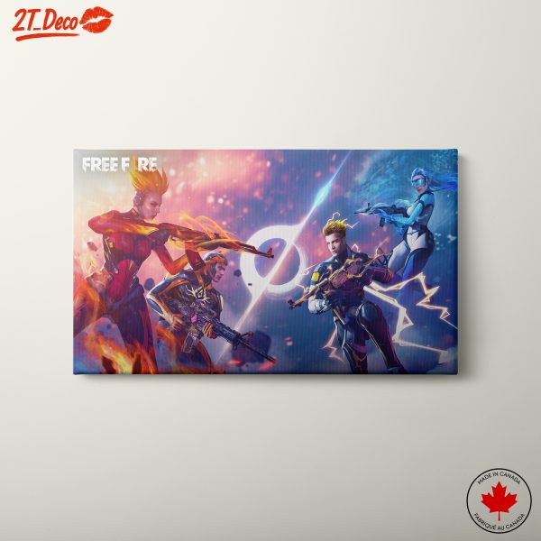 Dynamic Free Fire Game Artwork