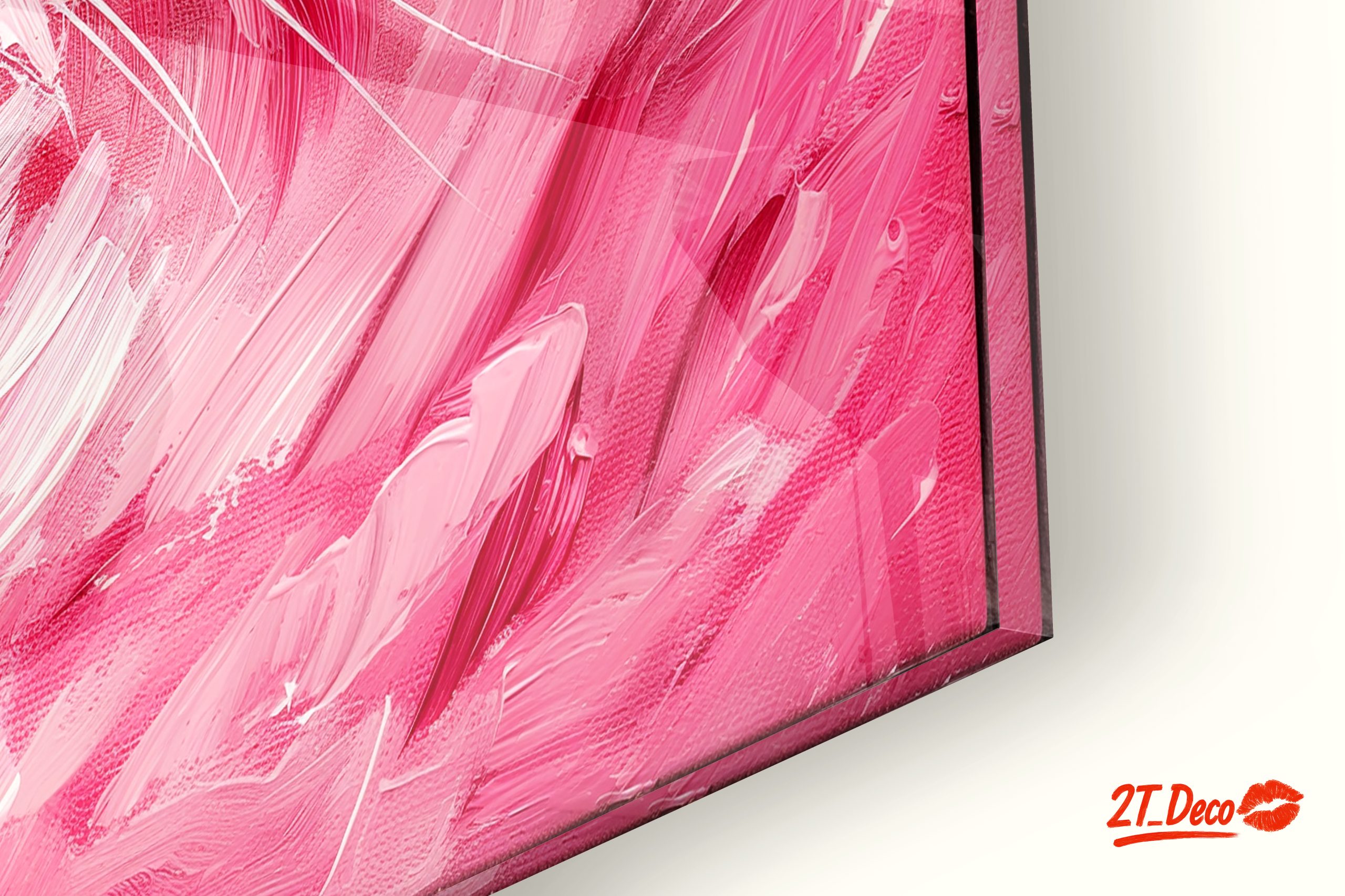Vibrant Cat Art in Pink Hues - Image 9