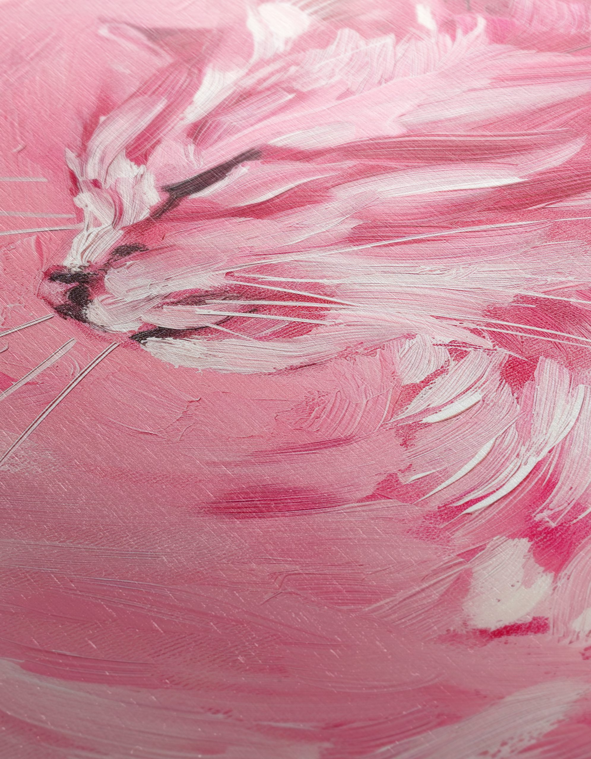 Vibrant Cat Art in Pink Hues - Image 12