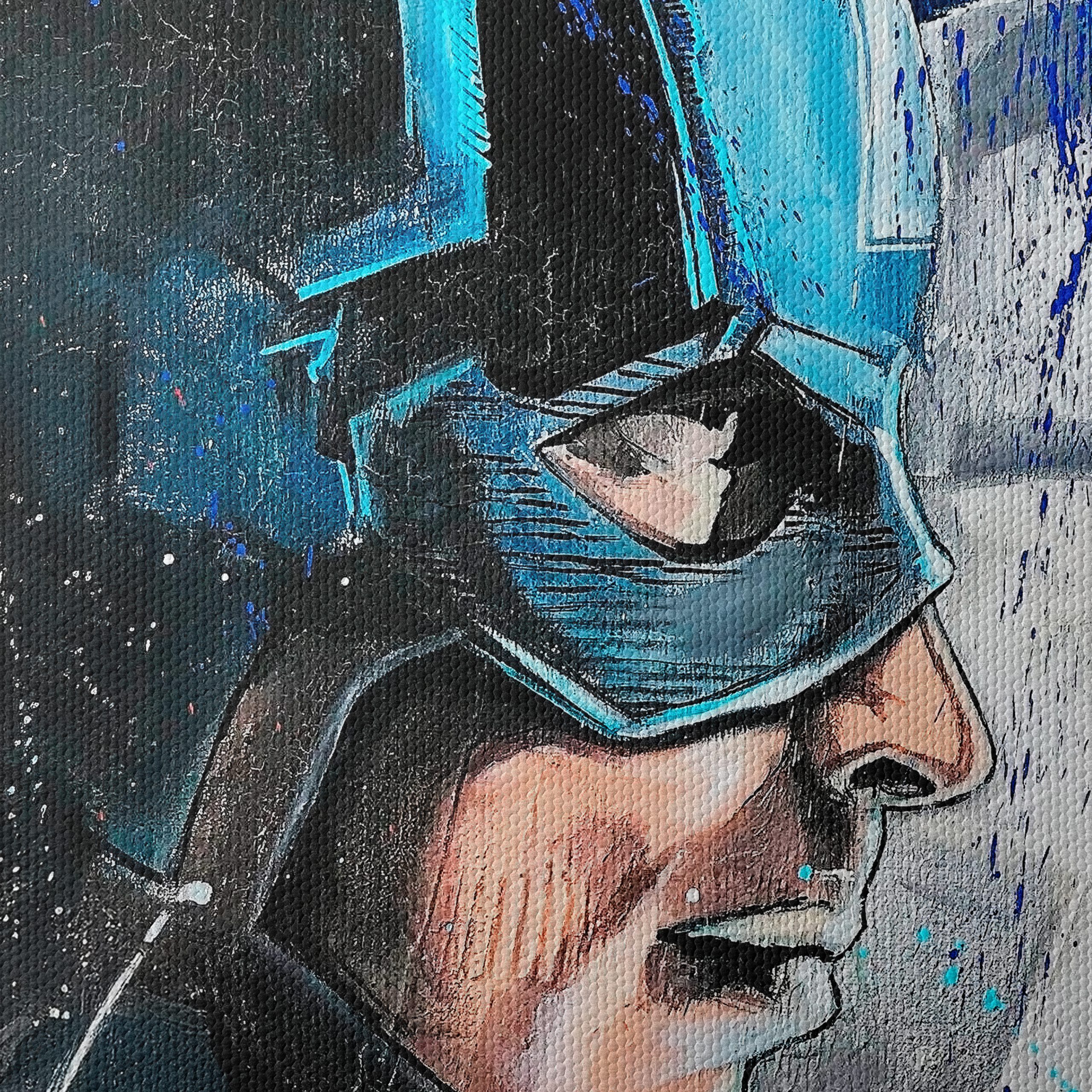 Dynamic Captain America Artwork in Bold Colors - Image 4