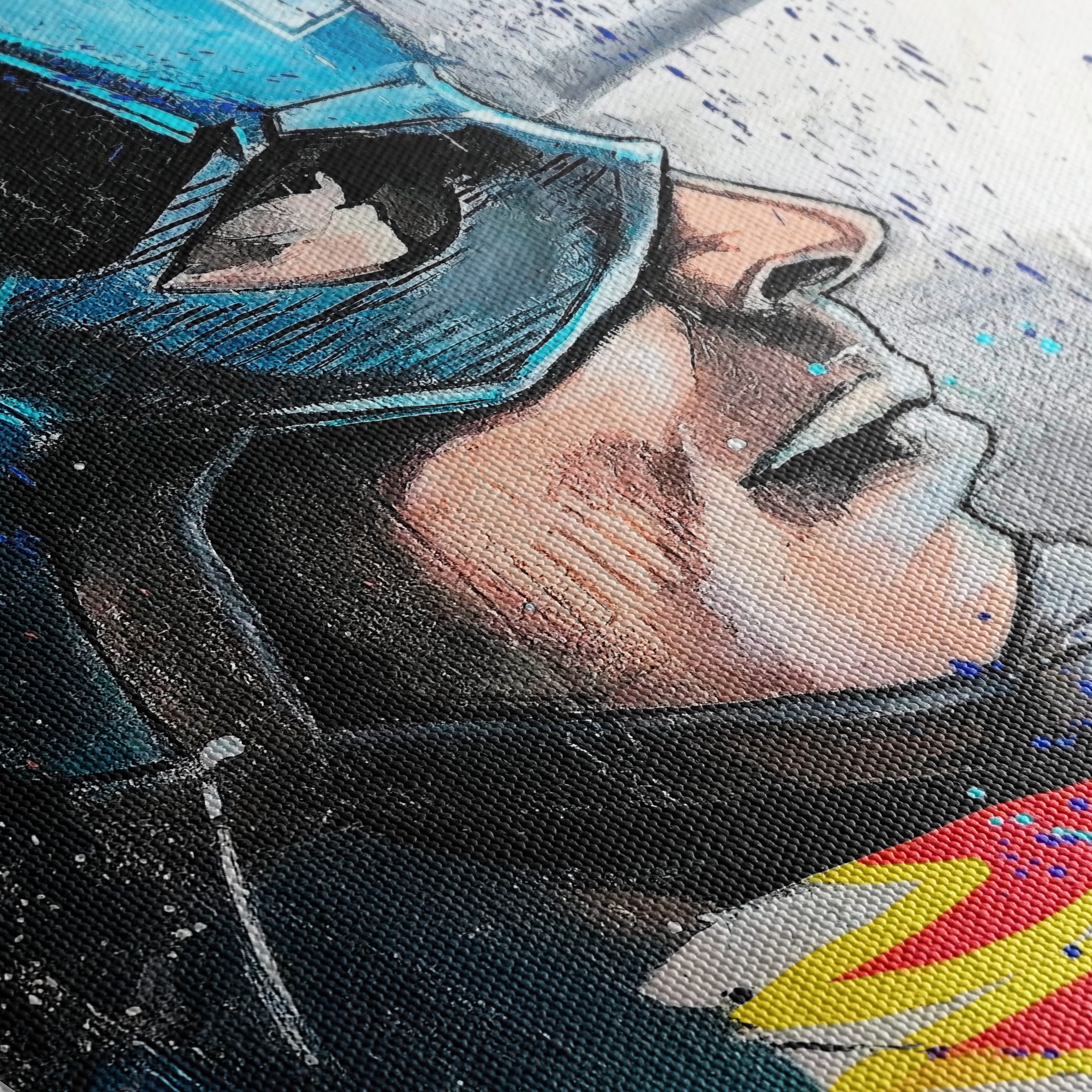 Dynamic Captain America Artwork in Bold Colors - Image 5