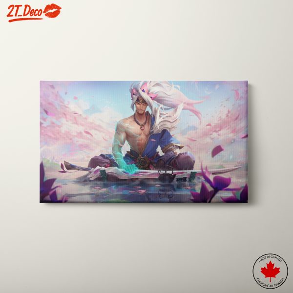 Serene Anime Character in Mystical Setting