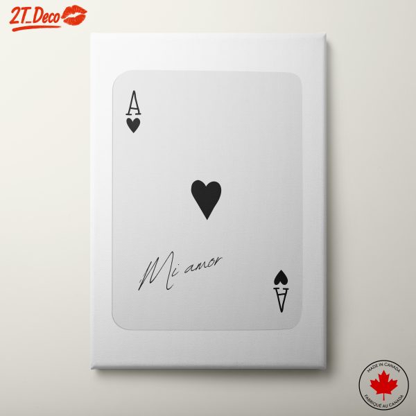 Ace of Hearts Playing Card Art 9