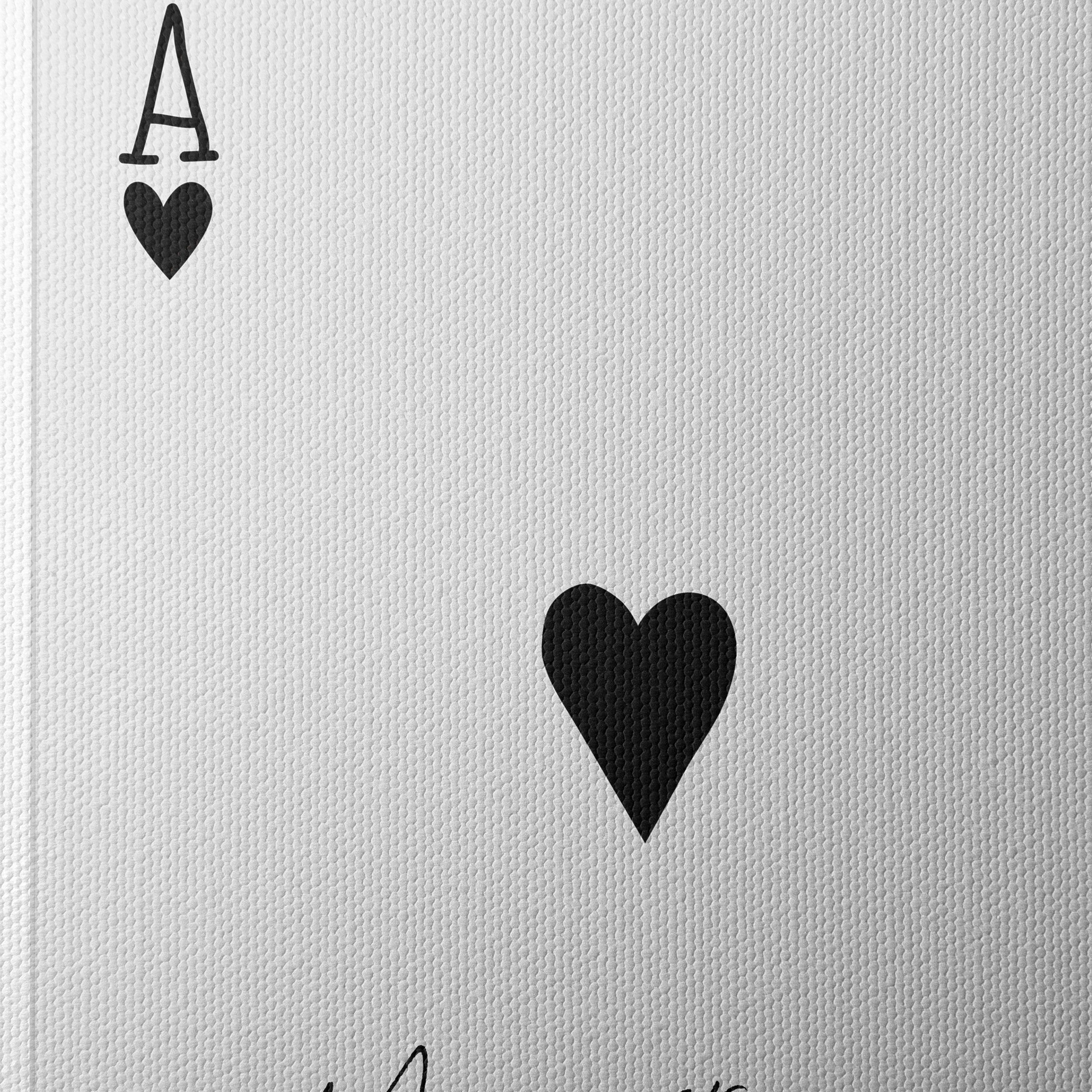 Ace of Hearts Playing Card Art 9 - Image 4