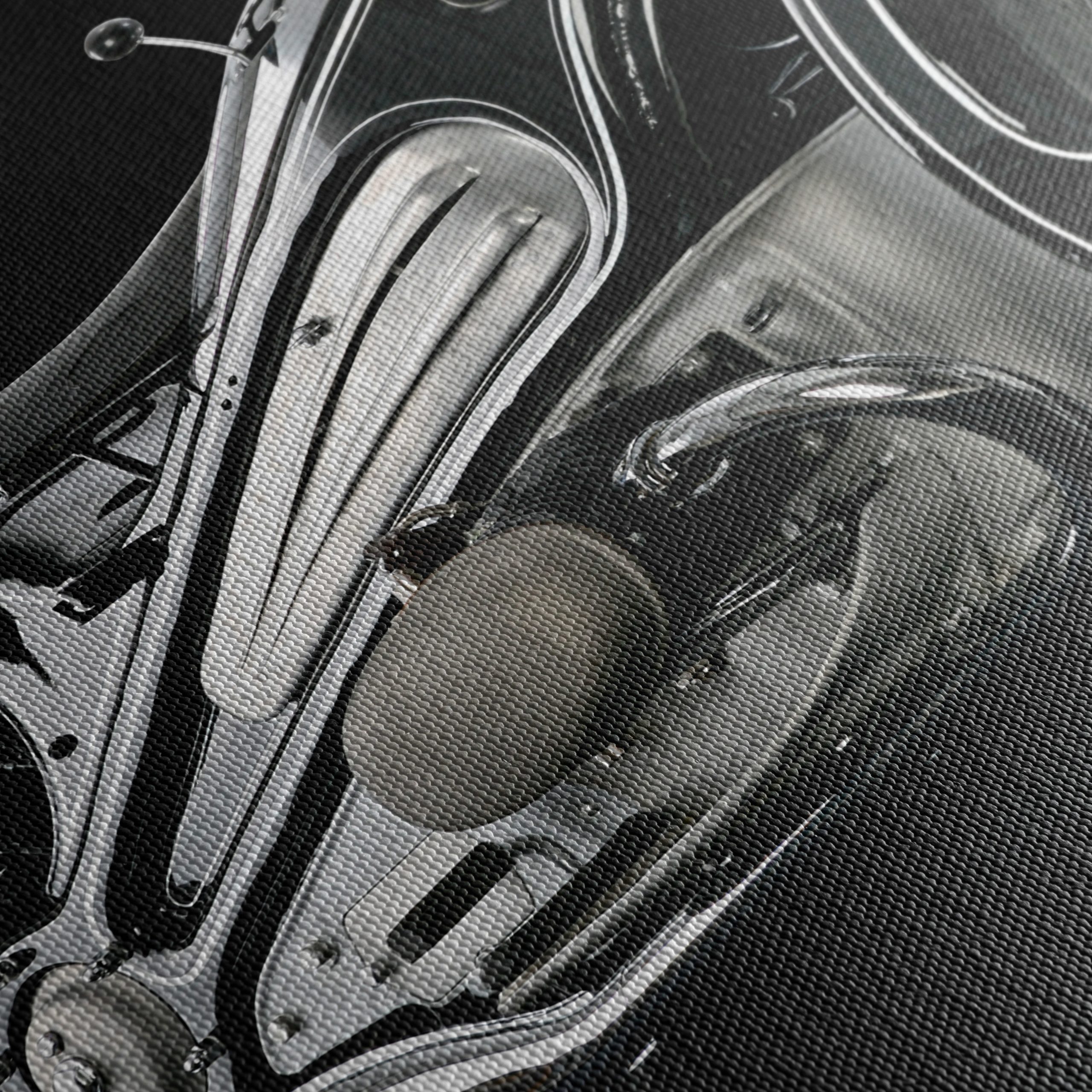 Vintage BMW Motorcycle Art - Image 5