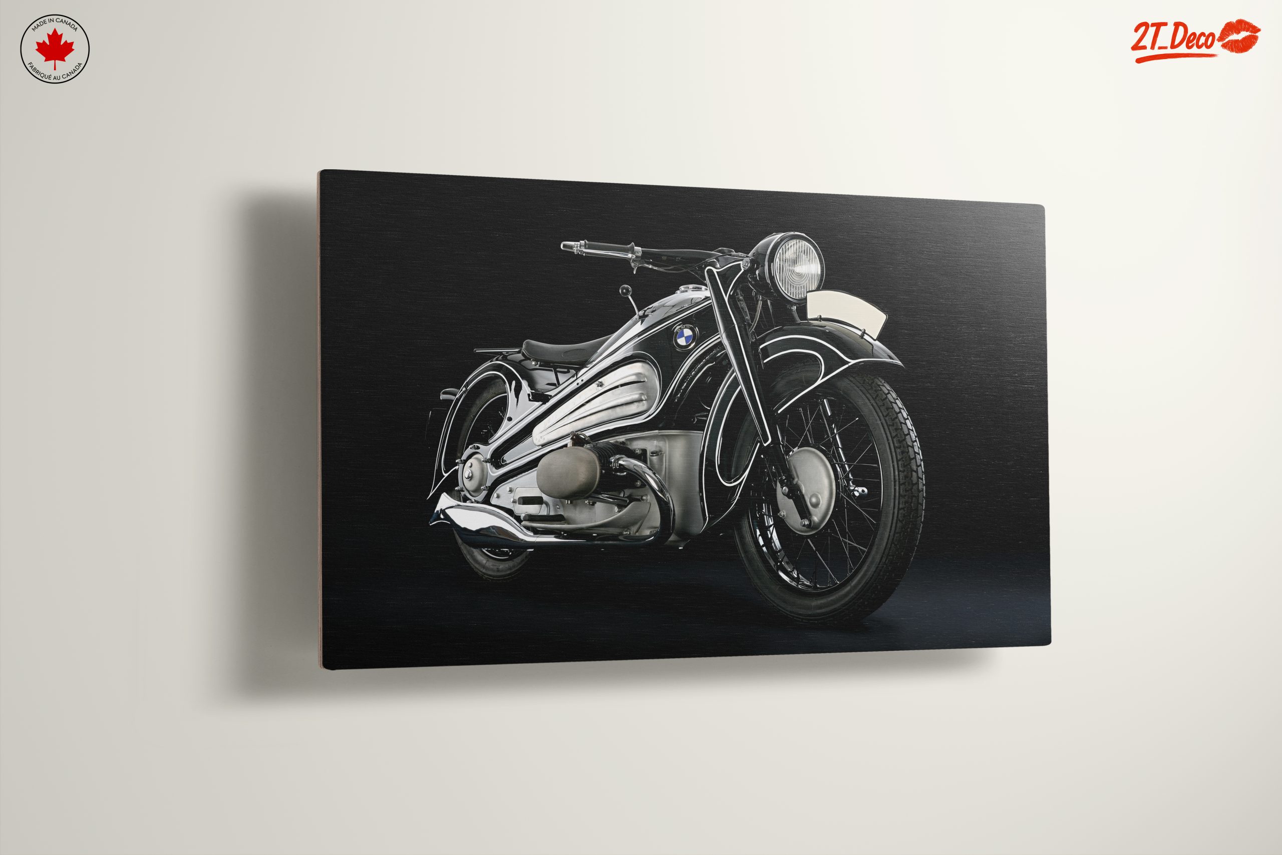 Vintage BMW Motorcycle Art - Image 13