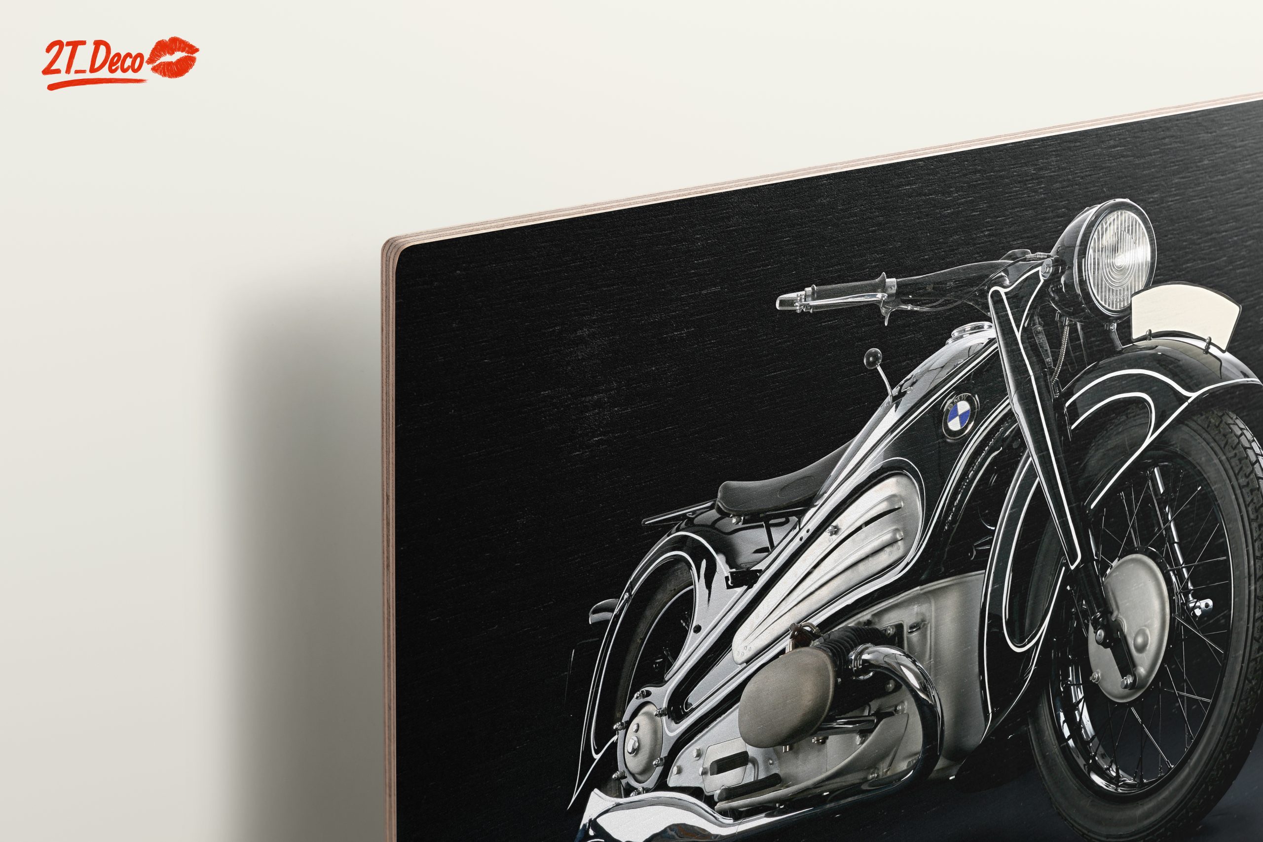 Vintage BMW Motorcycle Art - Image 15