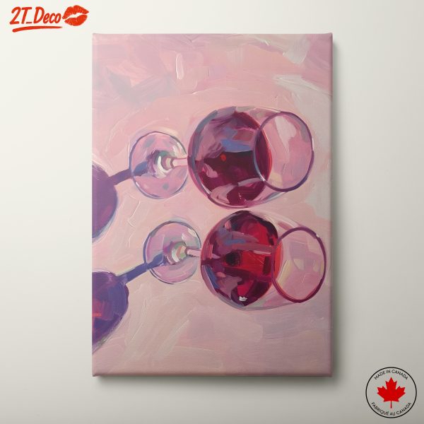 Elegant Wine Glass Still Life Art