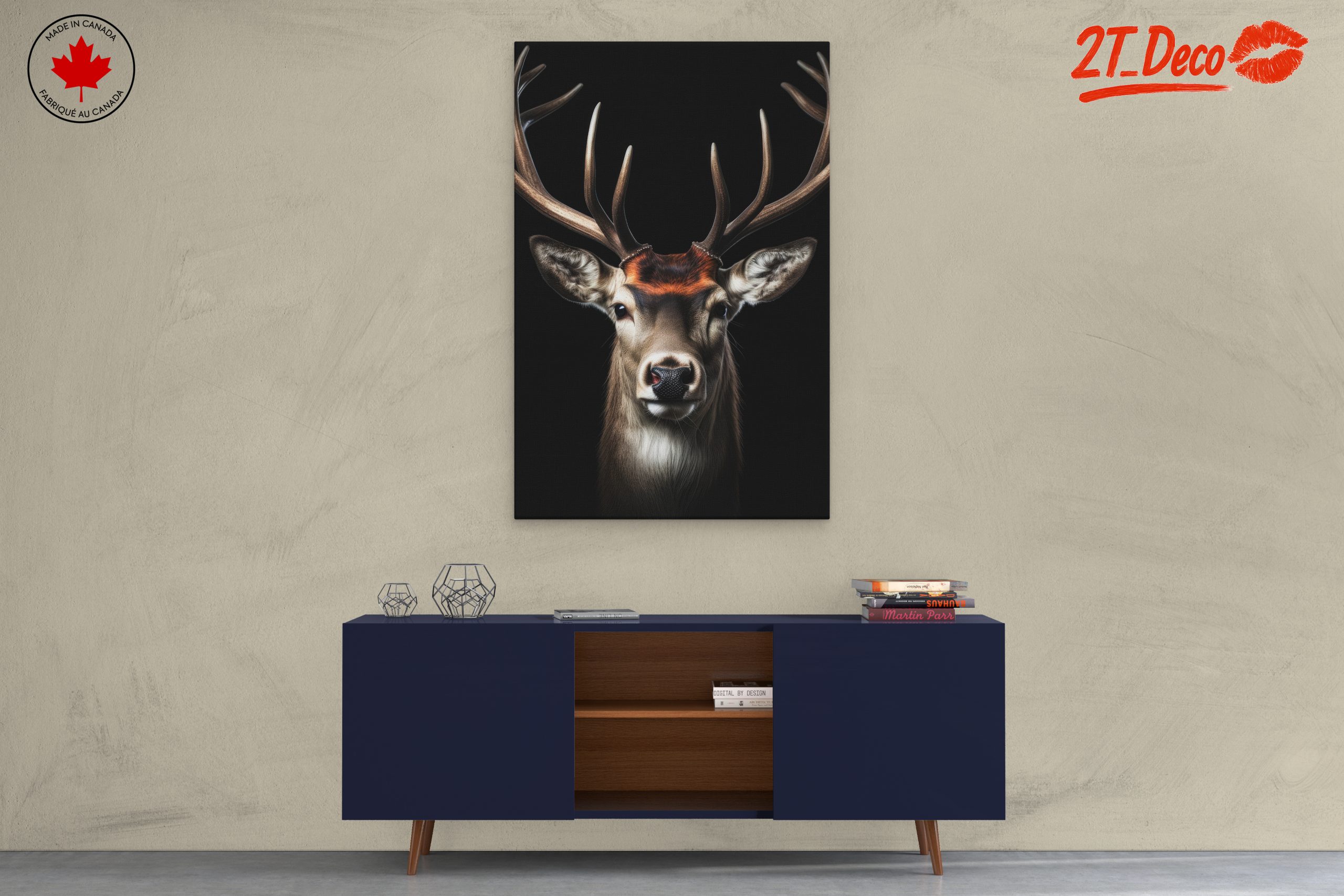 Stunning Portrait of a Majestic Deer - Image 3