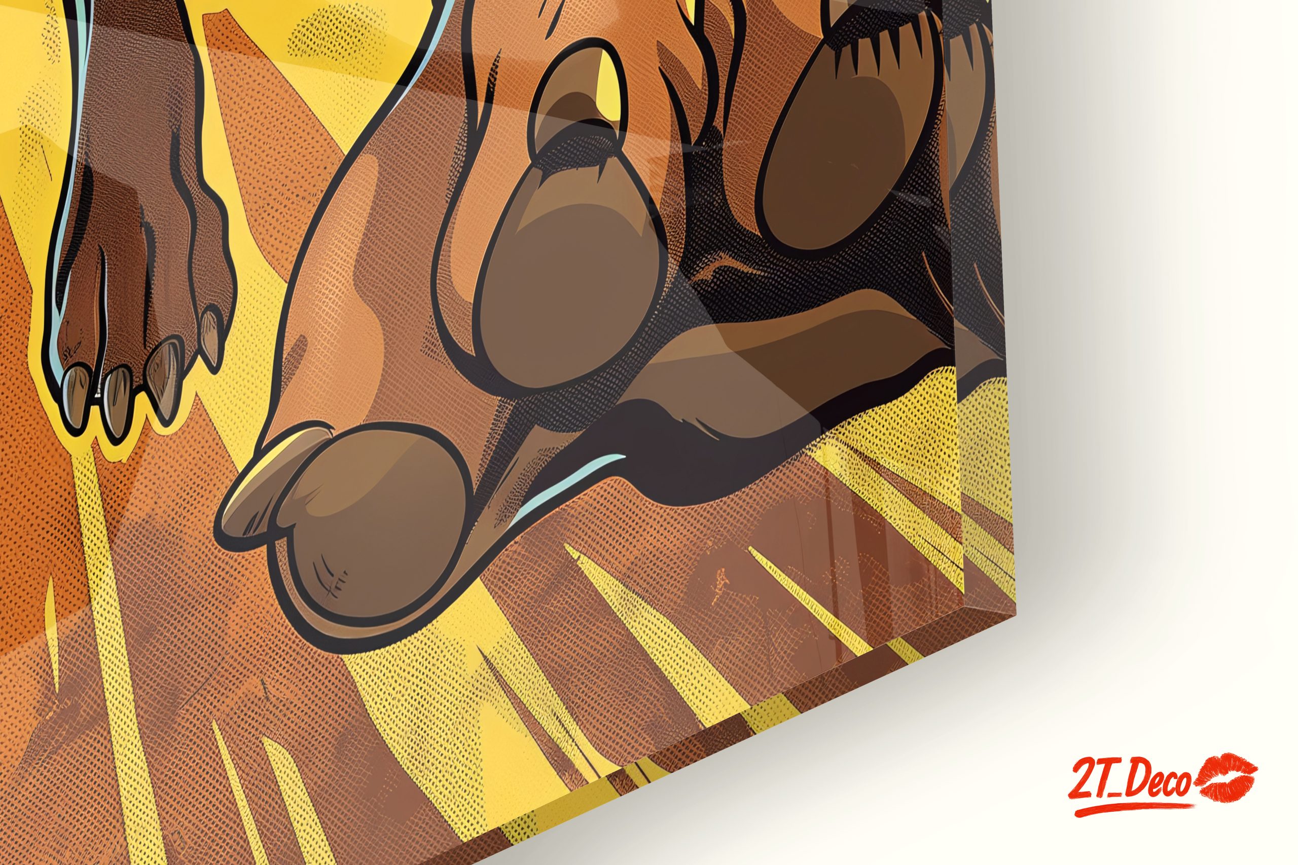 Dynamic Artistic Dog Illustration - Image 9