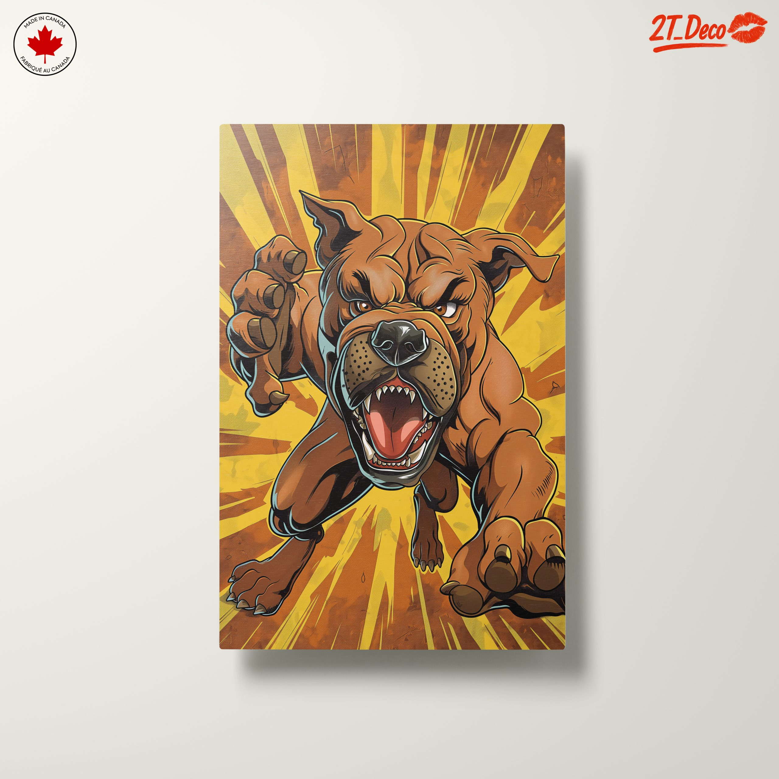 Dynamic Artistic Dog Illustration - Image 10