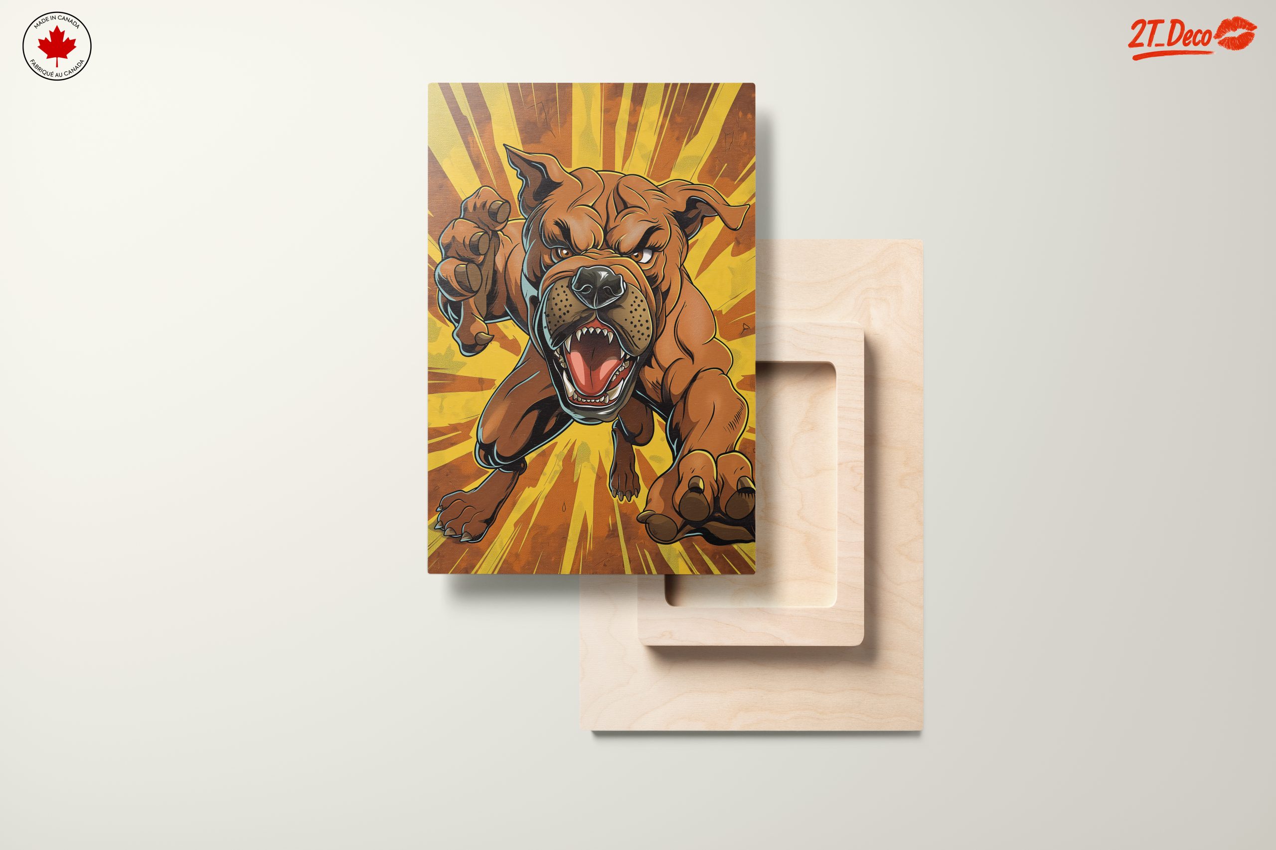 Dynamic Artistic Dog Illustration - Image 11