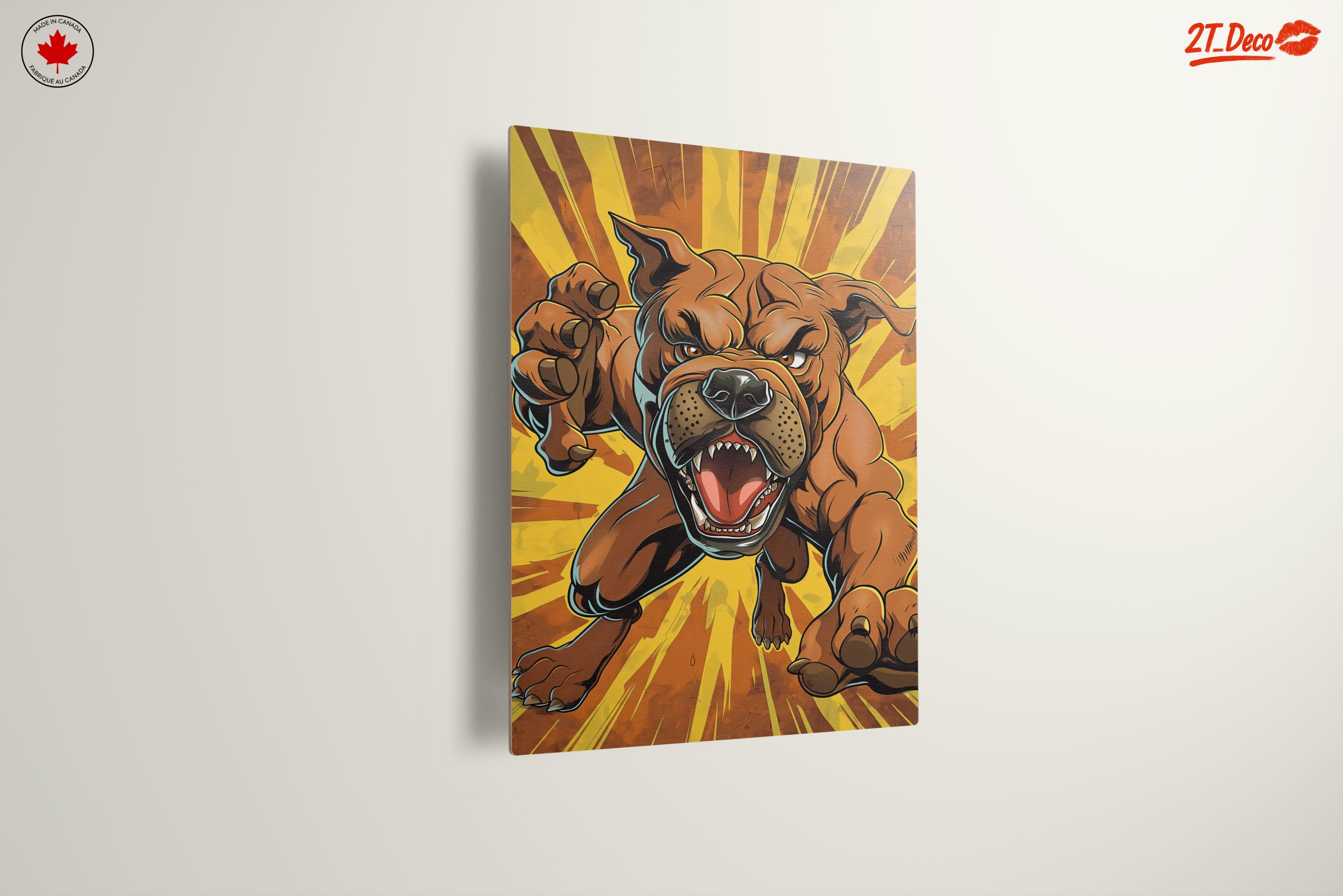 Dynamic Artistic Dog Illustration - Image 13