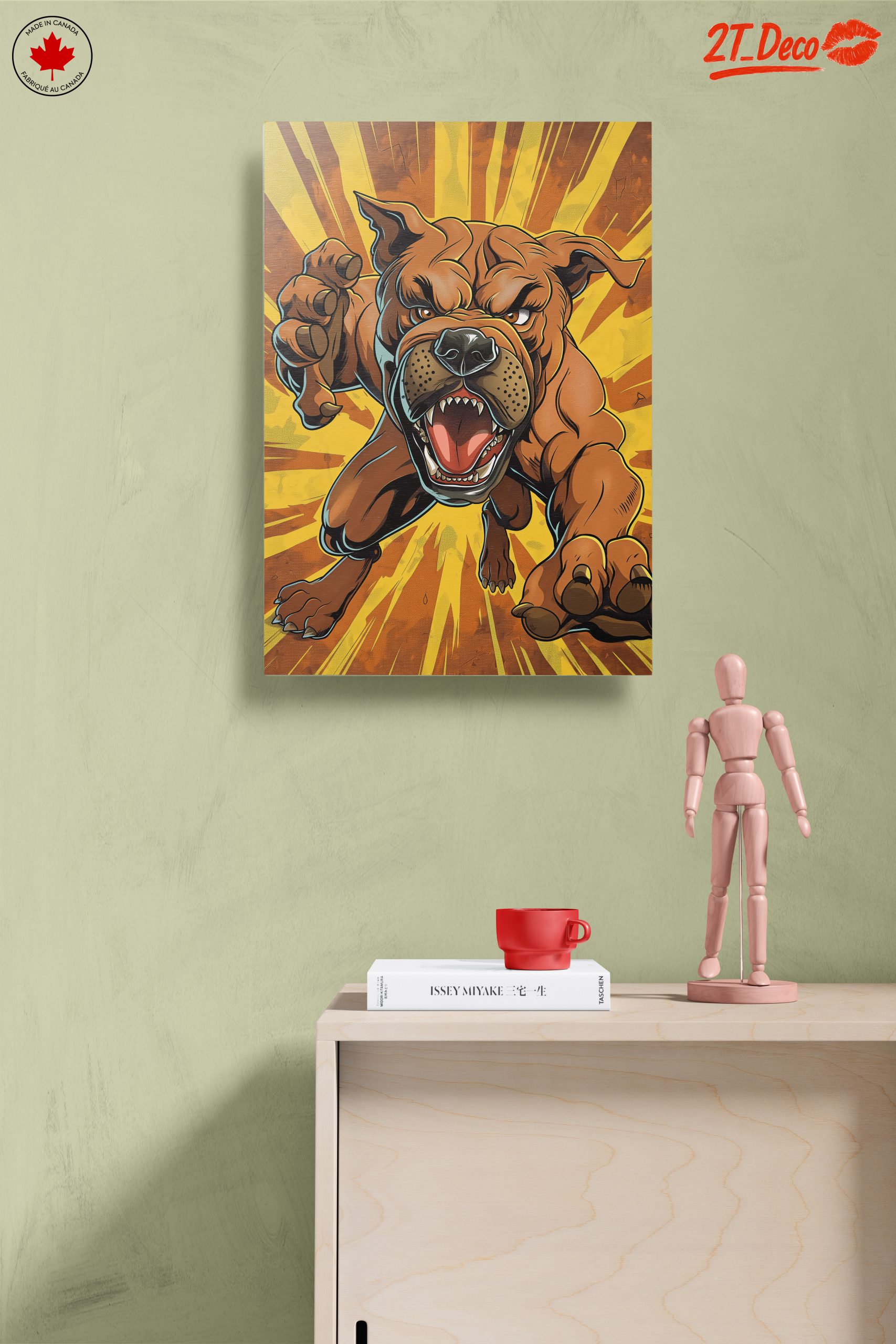 Dynamic Artistic Dog Illustration - Image 14
