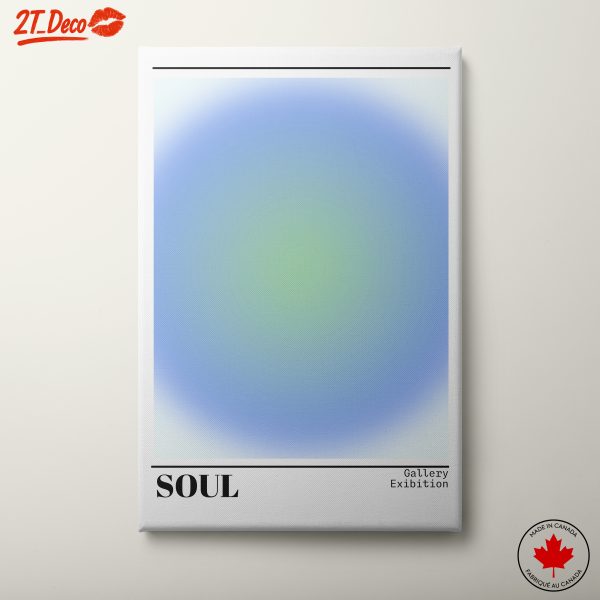 Contemporary Abstract Art with Soft Gradient