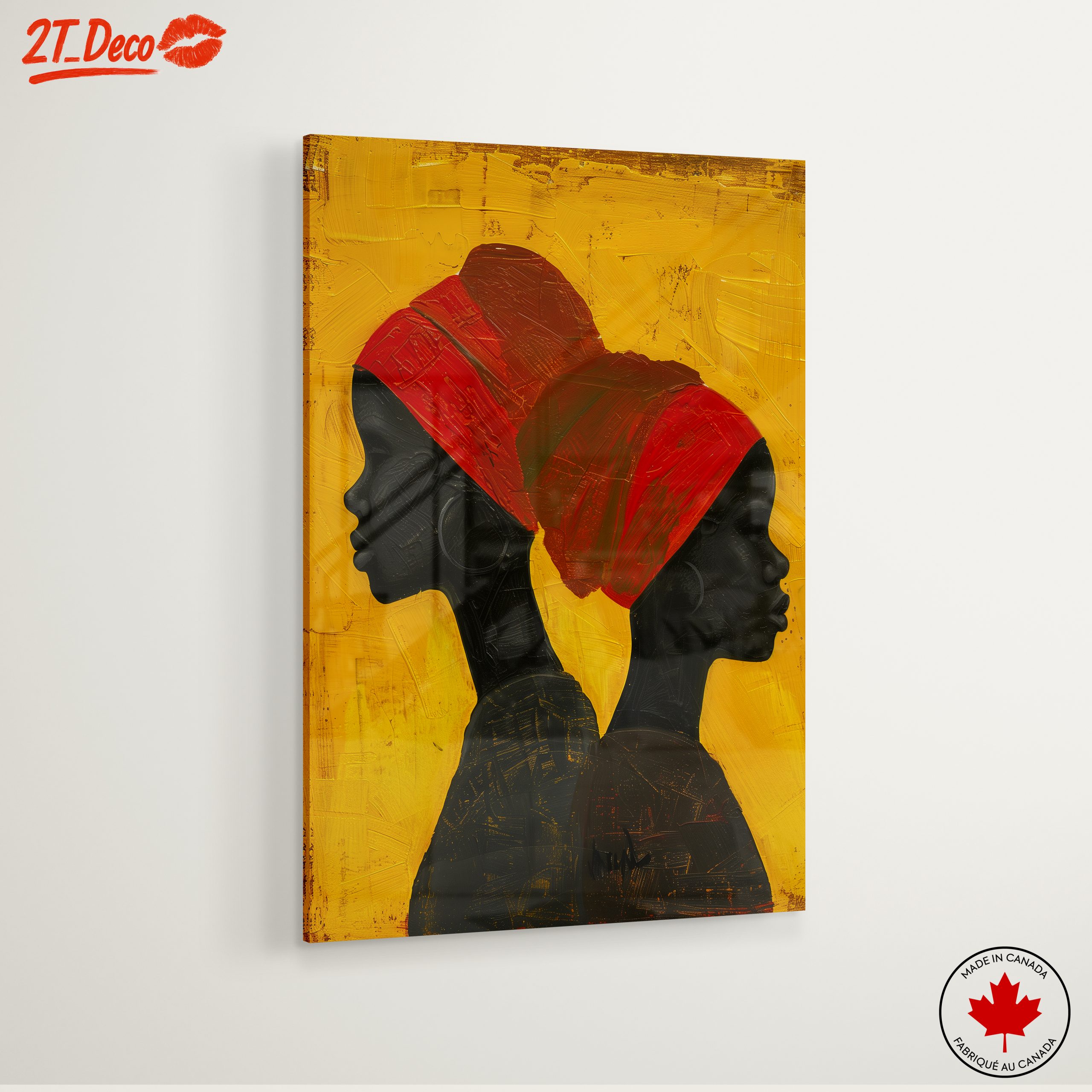 Silhouettes of Women in Afro Art Style - Image 6