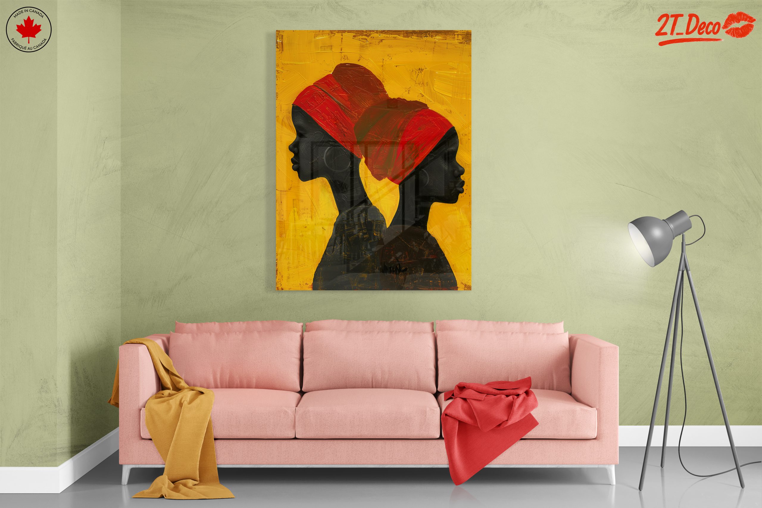 Silhouettes of Women in Afro Art Style - Image 7