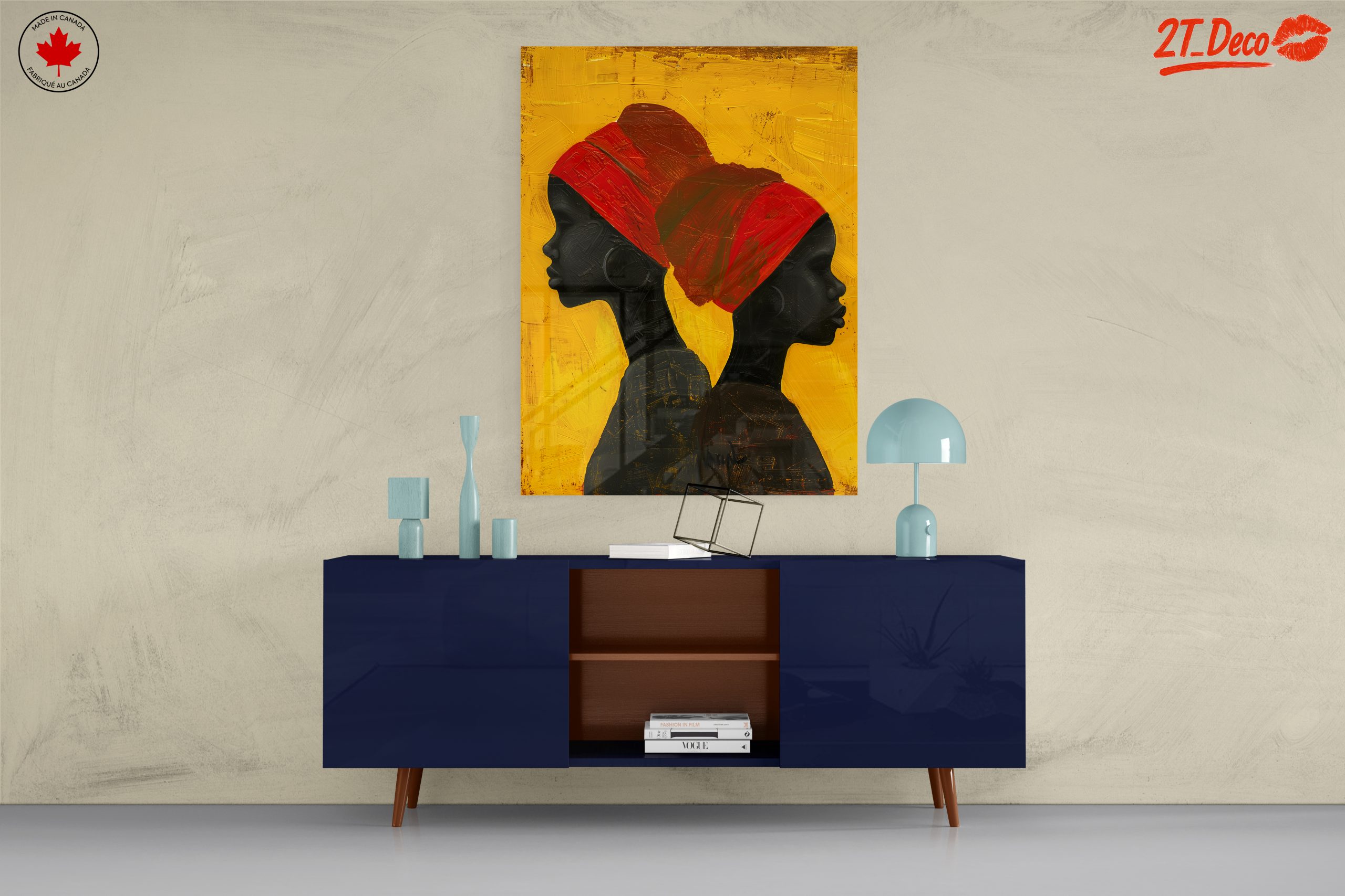 Silhouettes of Women in Afro Art Style - Image 8