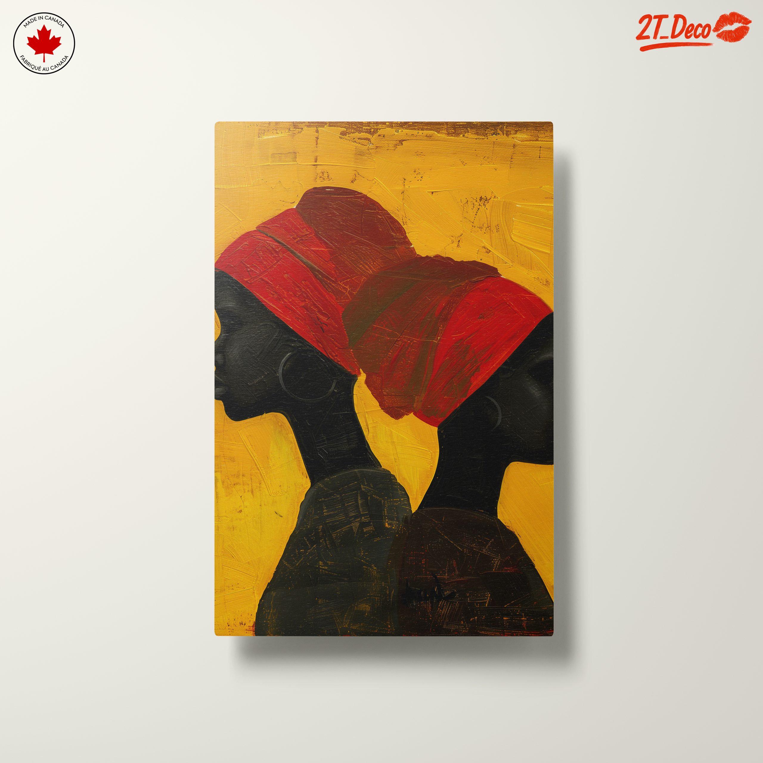 Silhouettes of Women in Afro Art Style - Image 10