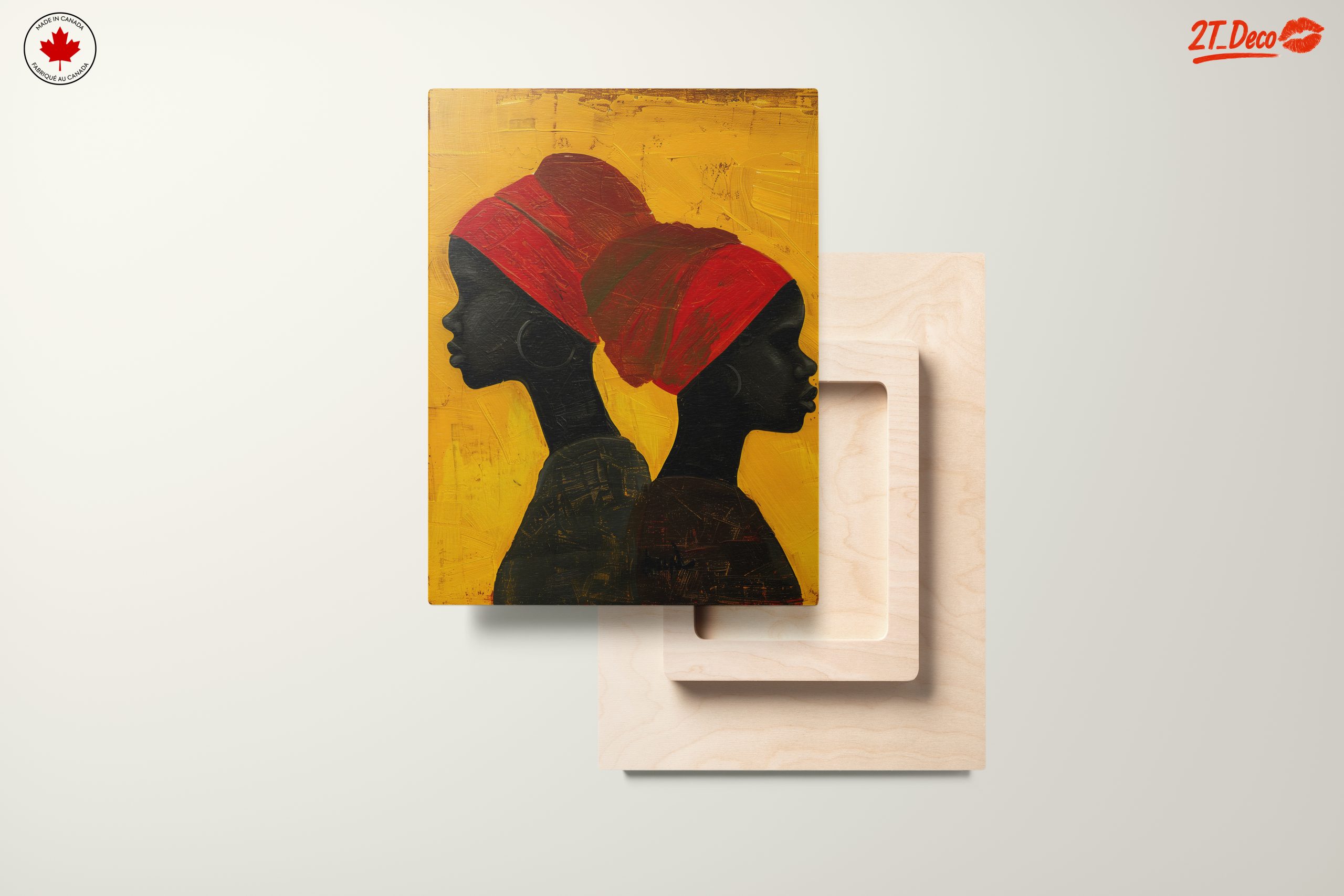 Silhouettes of Women in Afro Art Style - Image 11