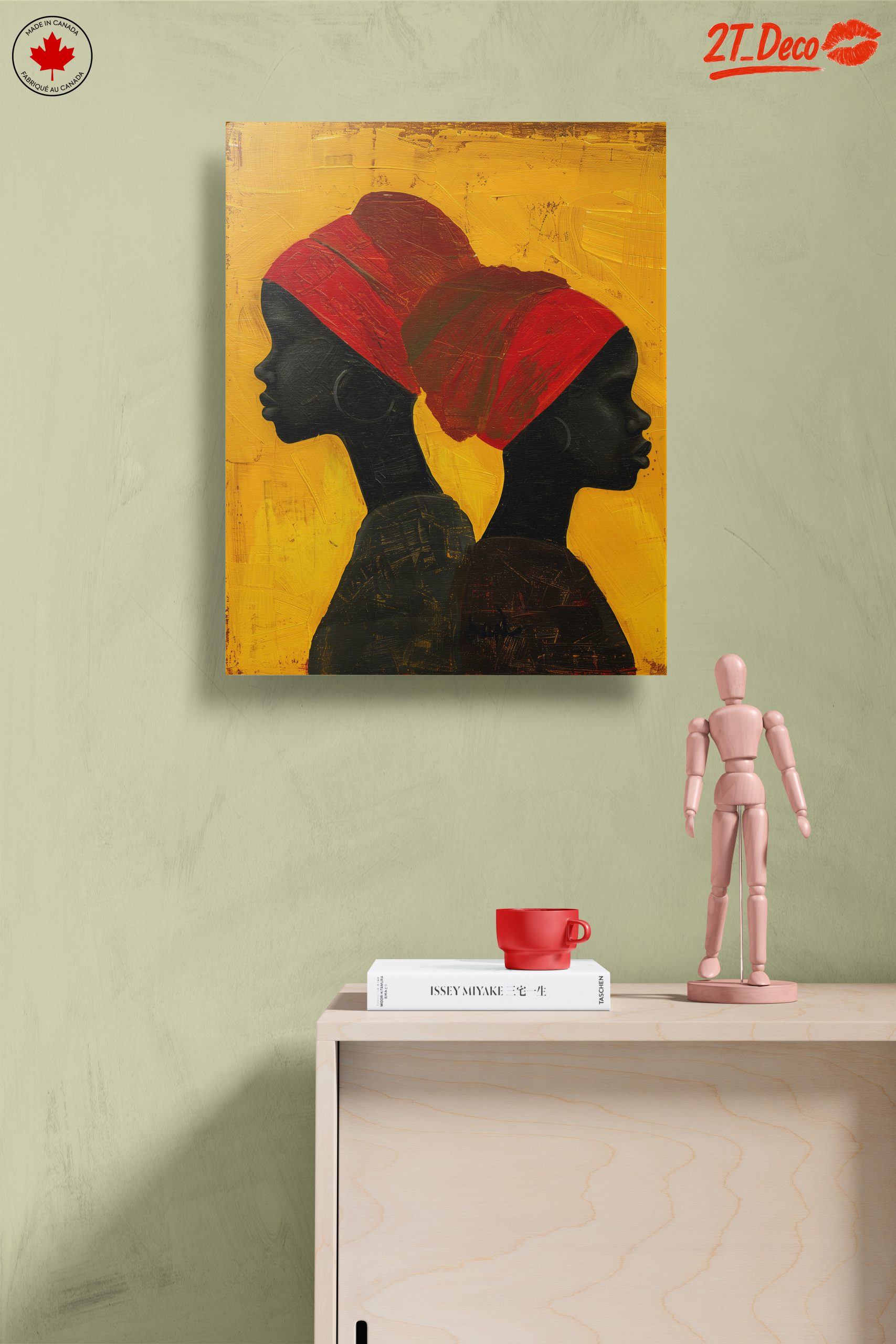 Silhouettes of Women in Afro Art Style - Image 14