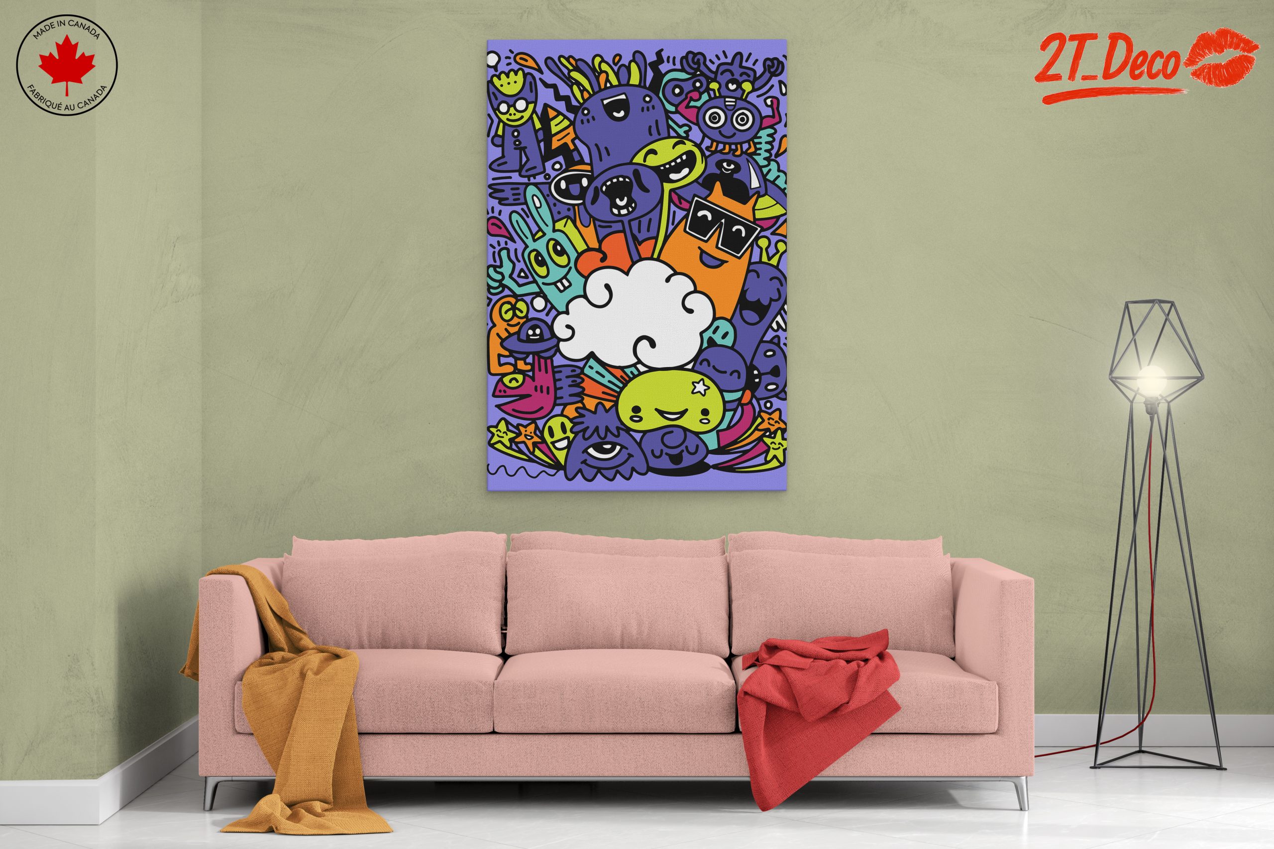 Whimsical Colorful Doodle Art - Image 2
