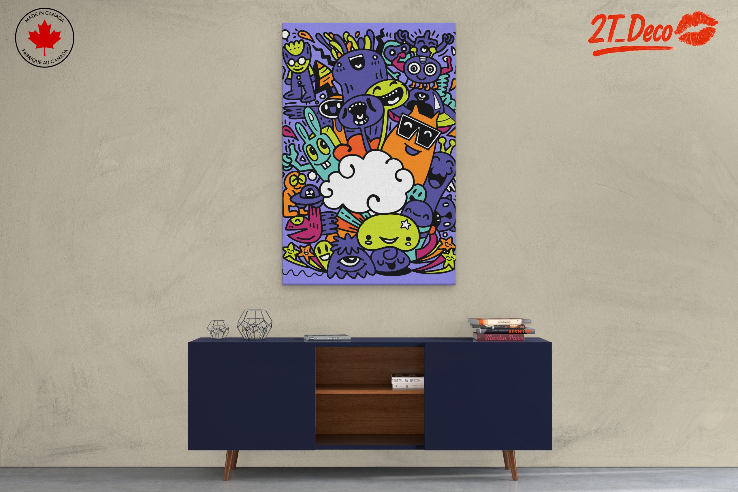 Whimsical Colorful Doodle Art - Image 3