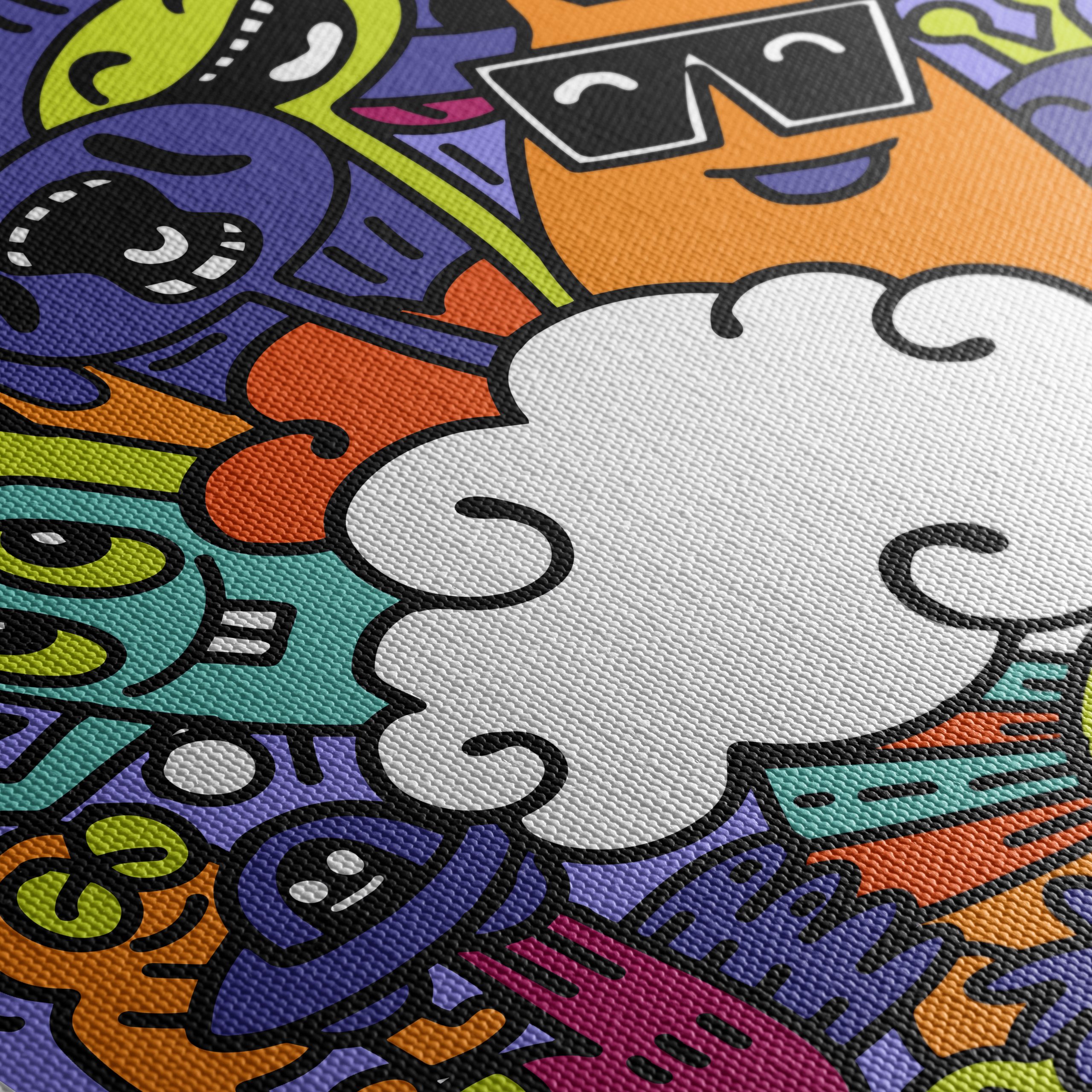Whimsical Colorful Doodle Art - Image 5