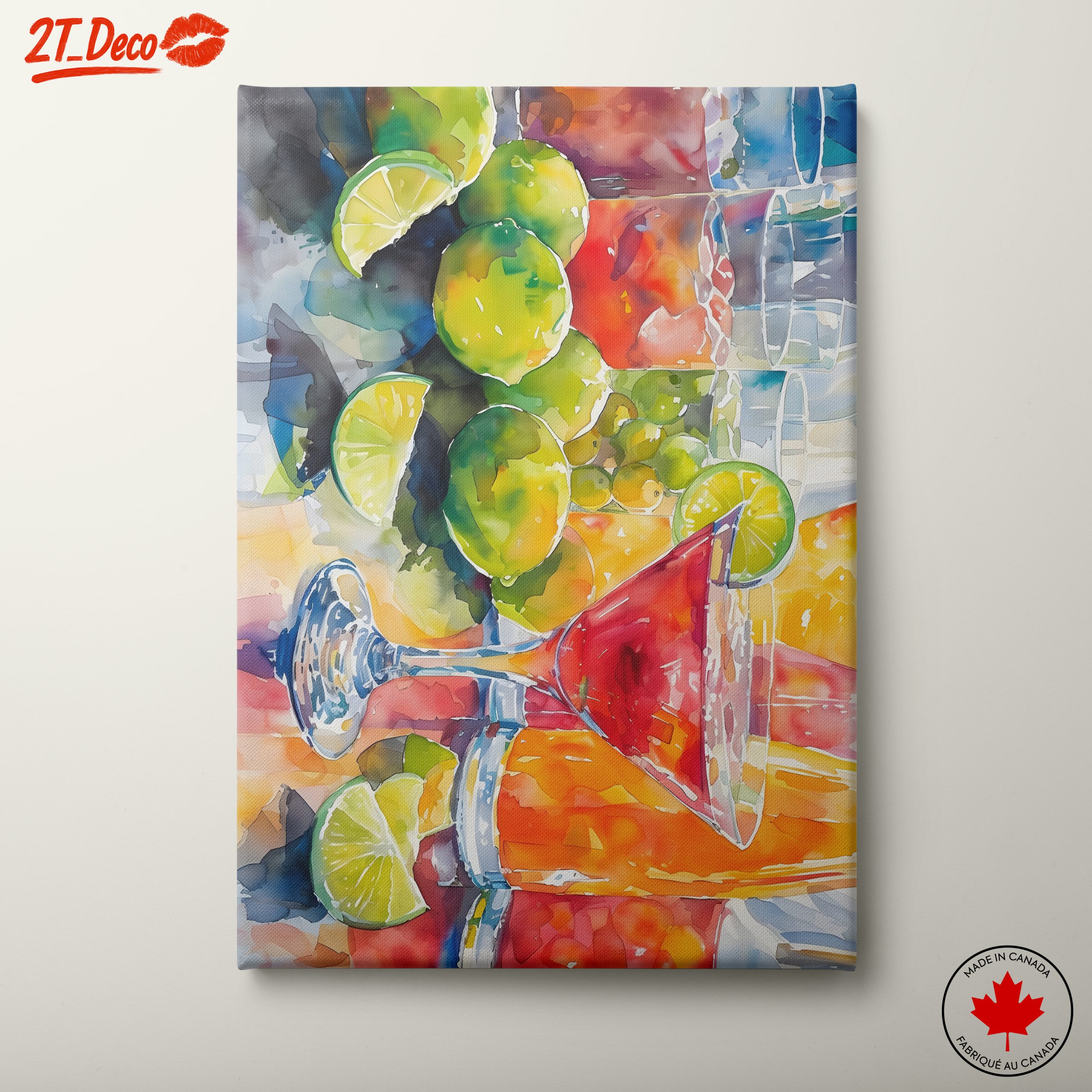 Vibrant Cocktail Art with Fresh Citrus