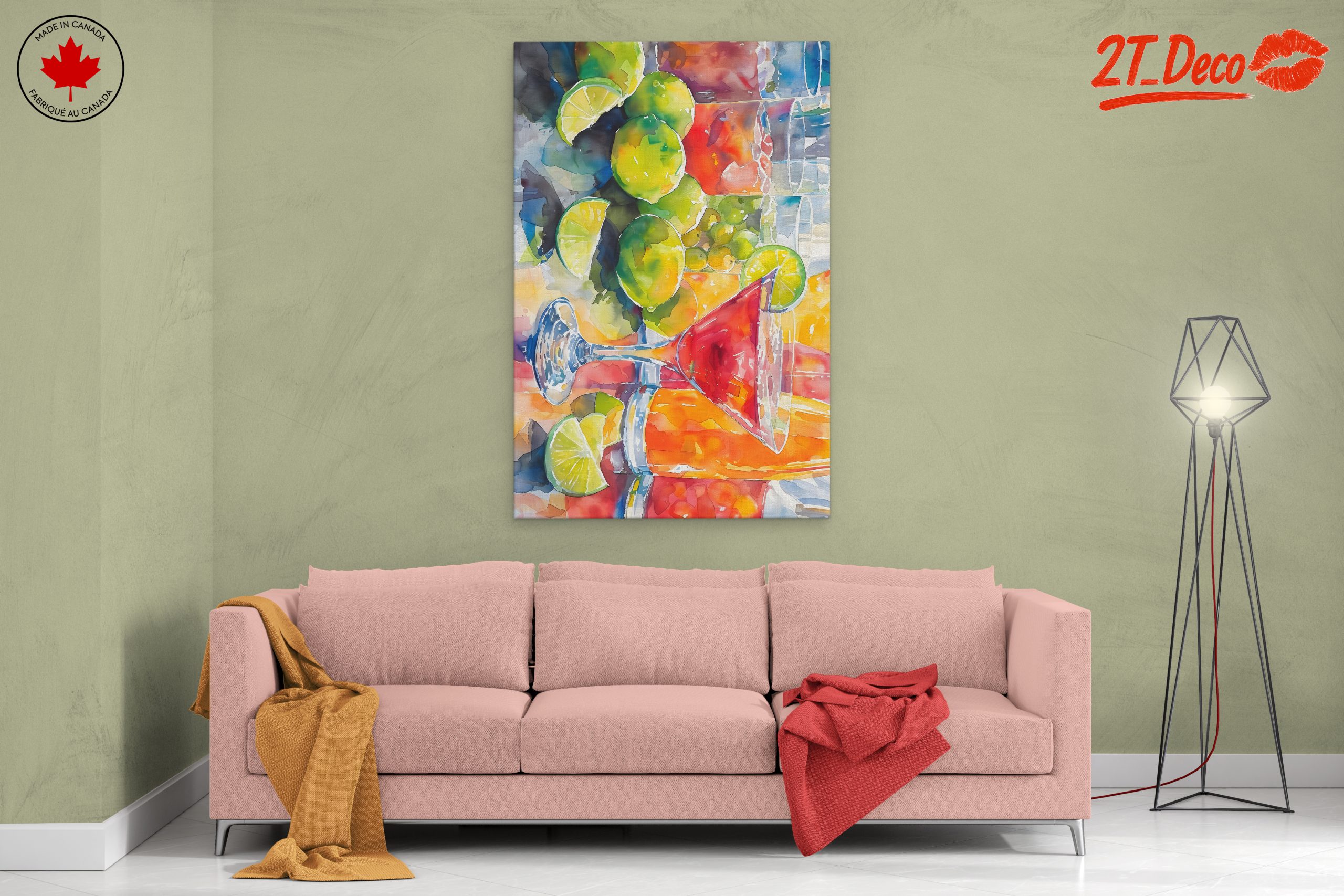 Vibrant Cocktail Art with Fresh Citrus - Image 2